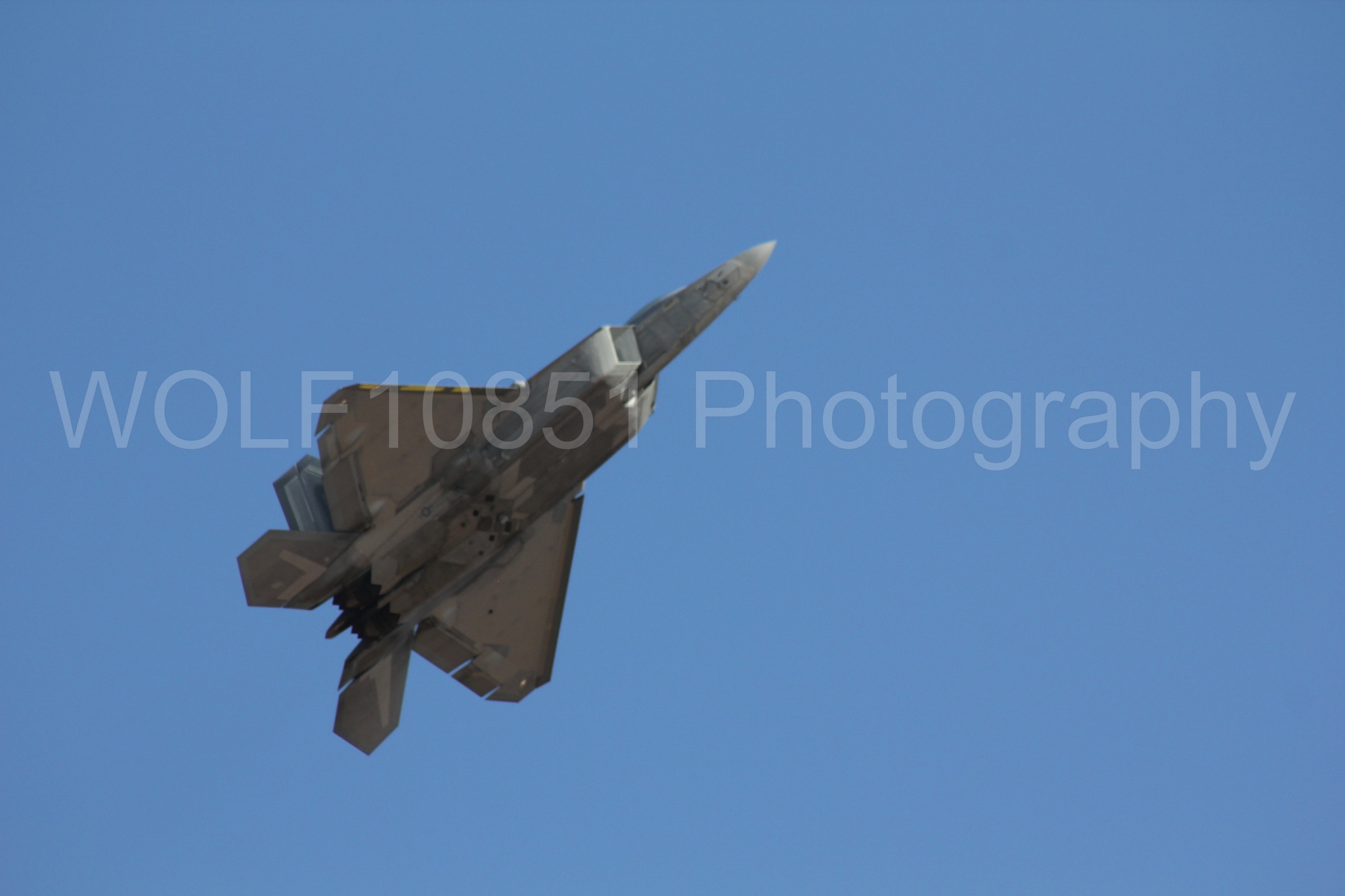 Aviation photography by WOLF10851 featuring F-22 Raptor, Raptor Demo Team, California Capital Airshow 2010.