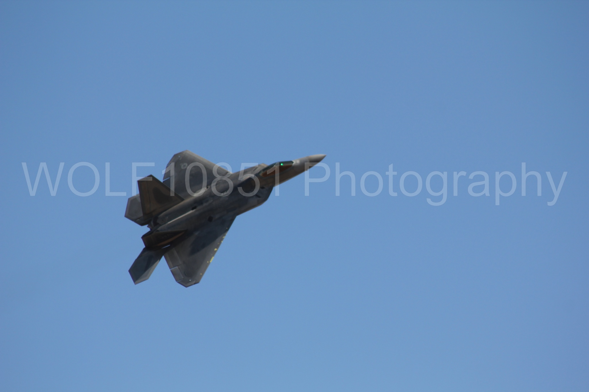 Aviation photography by WOLF10851 featuring F-22 Raptor, Raptor Demo Team, California Capital Airshow 2010.
