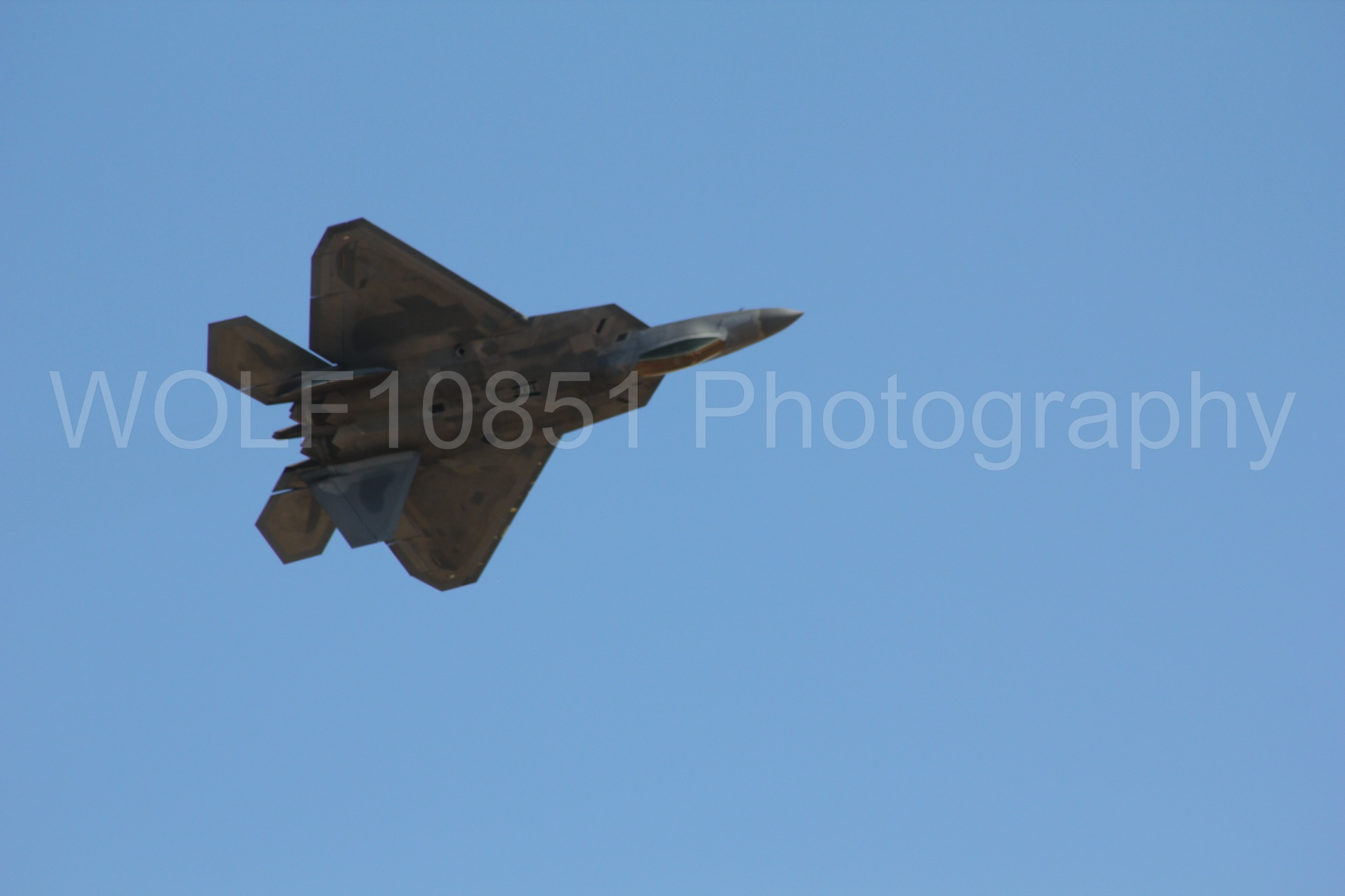 Aviation photography by WOLF10851 featuring F-22 Raptor, Raptor Demo Team, California Capital Airshow 2010.
