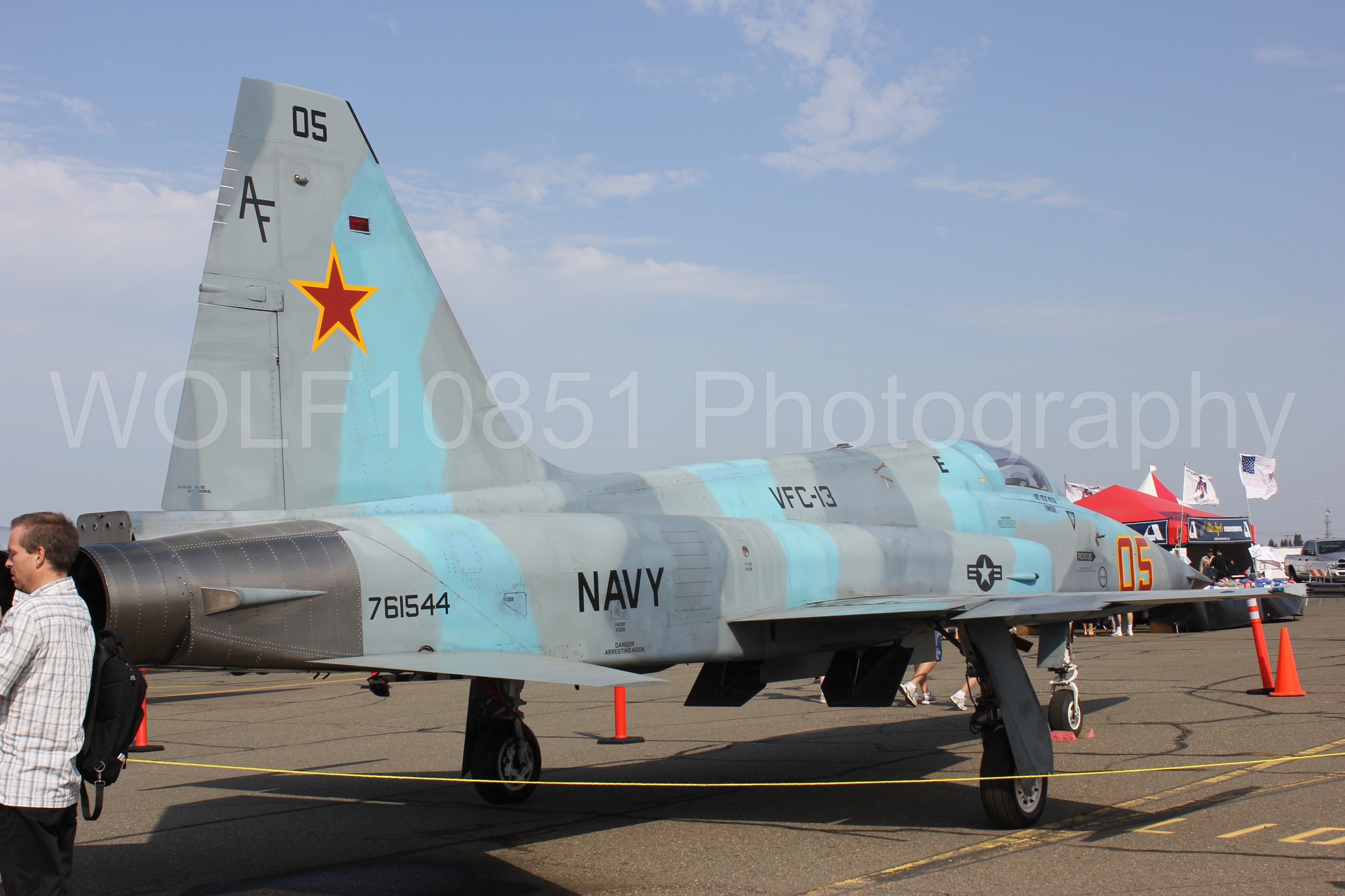 Aviation photography by WOLF10851 featuring Static Display, F-5 Tiger 2, California Capital Airshow 2011.