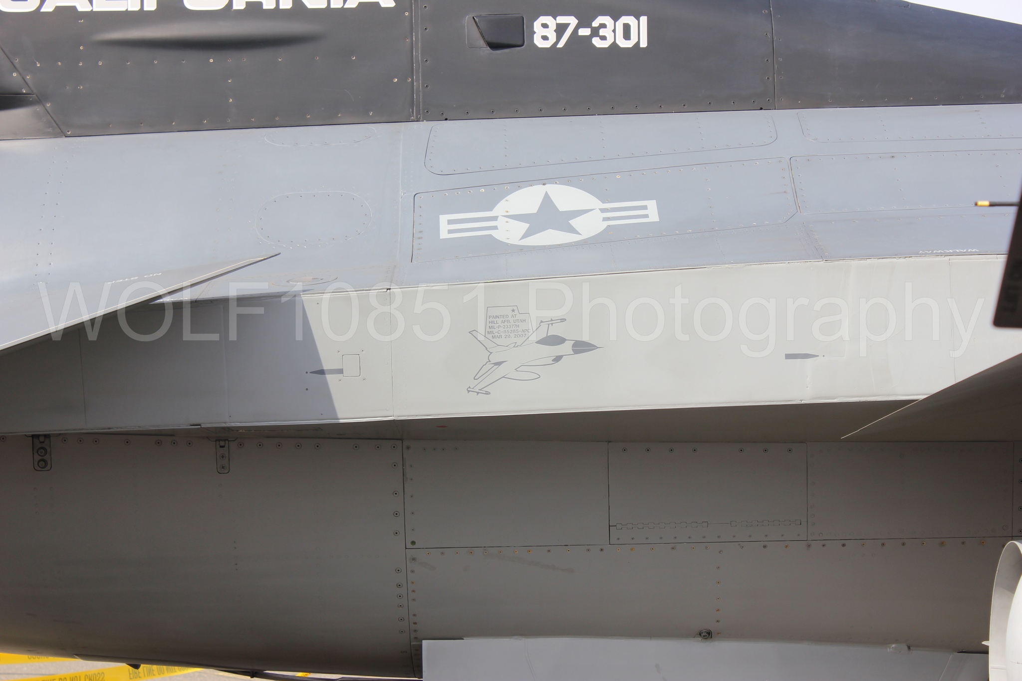 Aviation photography by WOLF10851 featuring F-16 Fighting Falcon, Static Display, California Capital Airshow 2011.