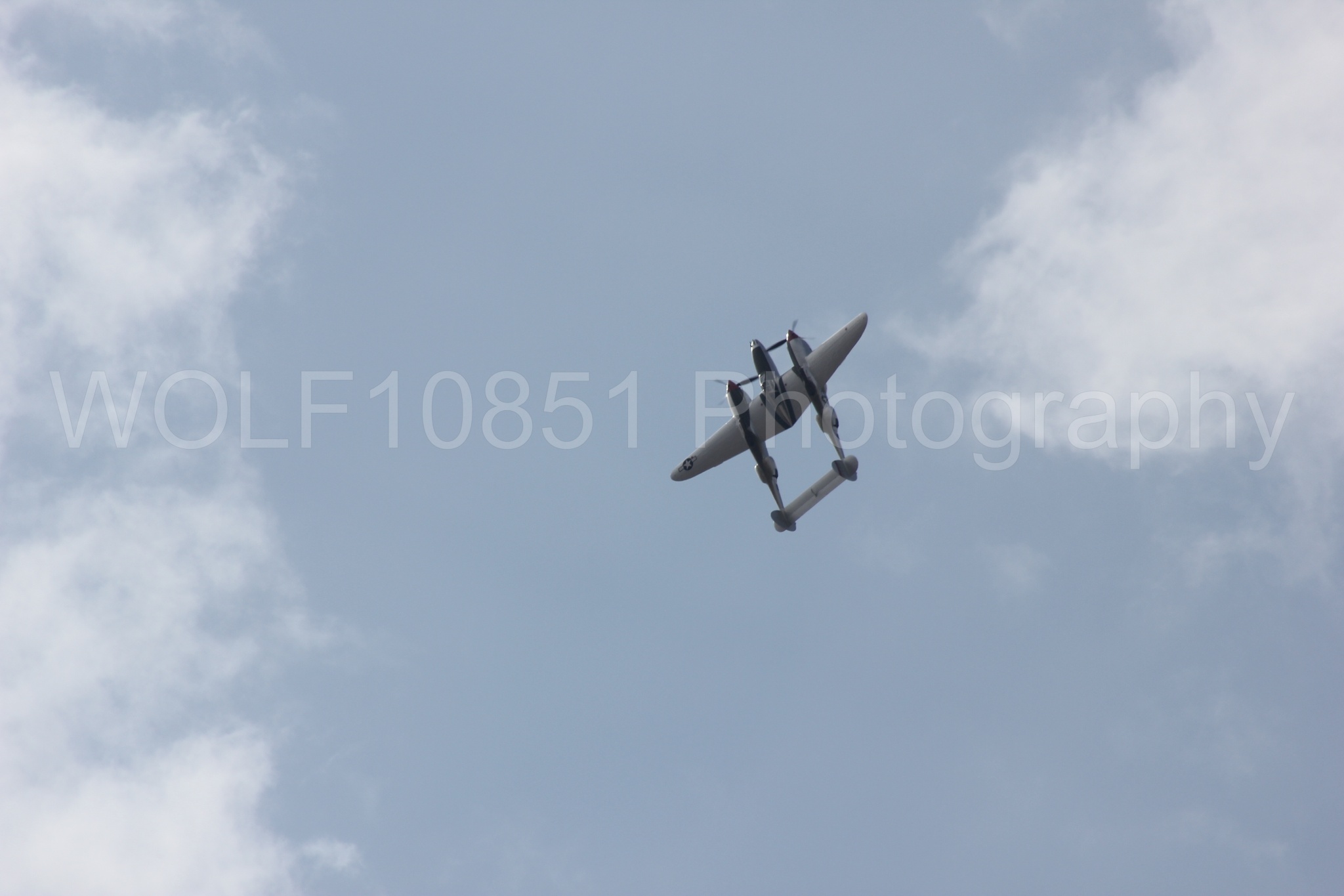 Aviation photography by WOLF10851 featuring P-38 Lightning, Honey Bunny, California Capital Airshow 2011.