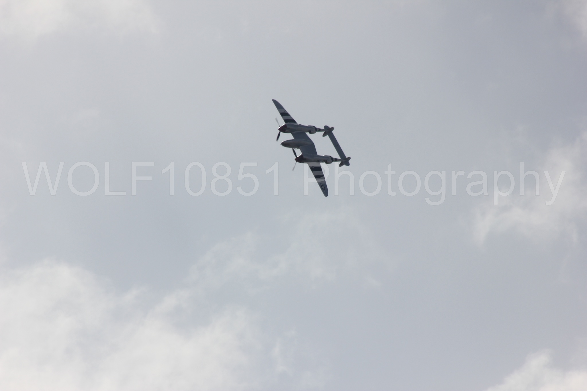 Aviation photography by WOLF10851 featuring P-38 Lightning, Honey Bunny, California Capital Airshow 2011.
