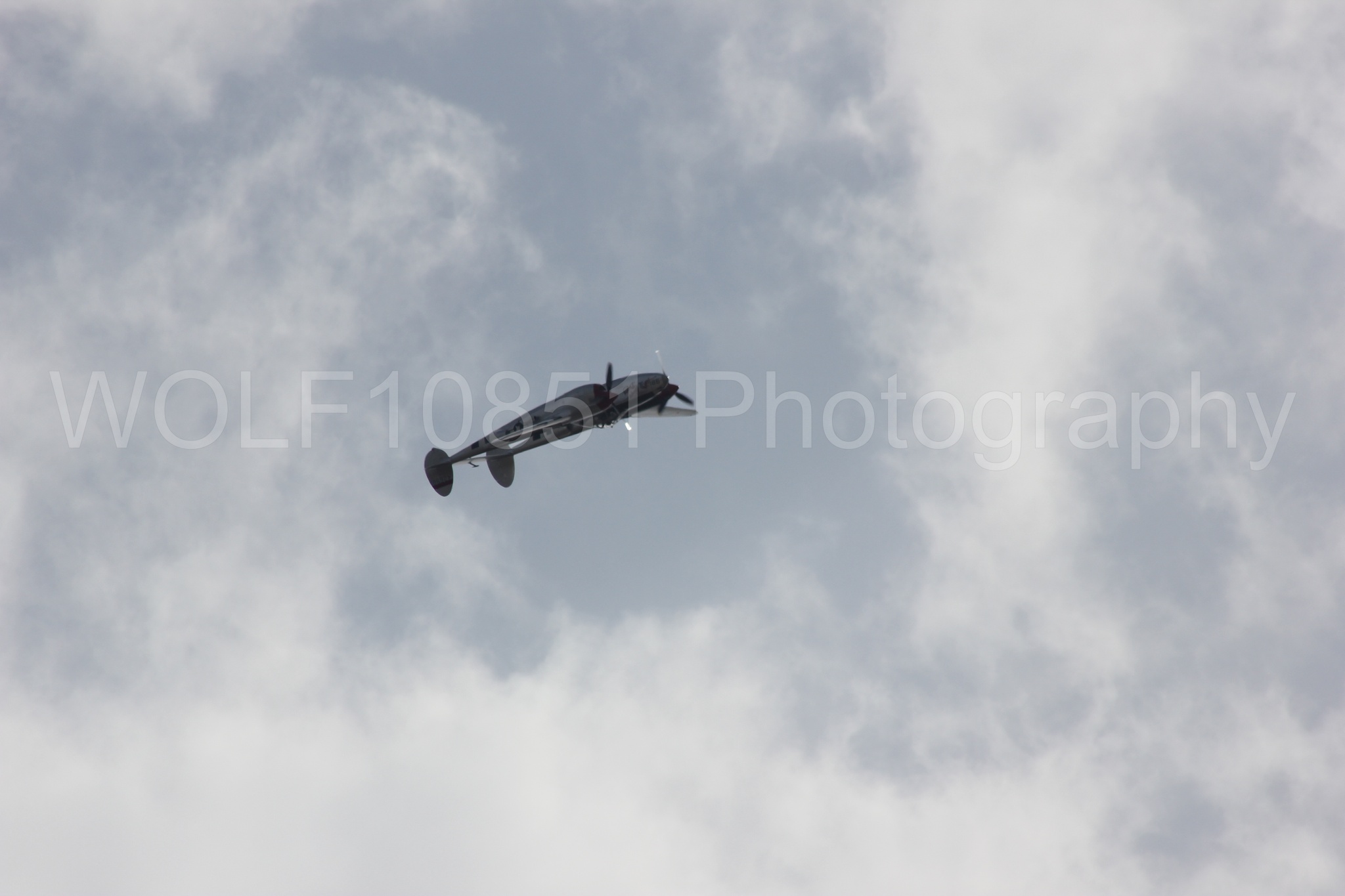 Aviation photography by WOLF10851 featuring P-38 Lightning, Honey Bunny, California Capital Airshow 2011.