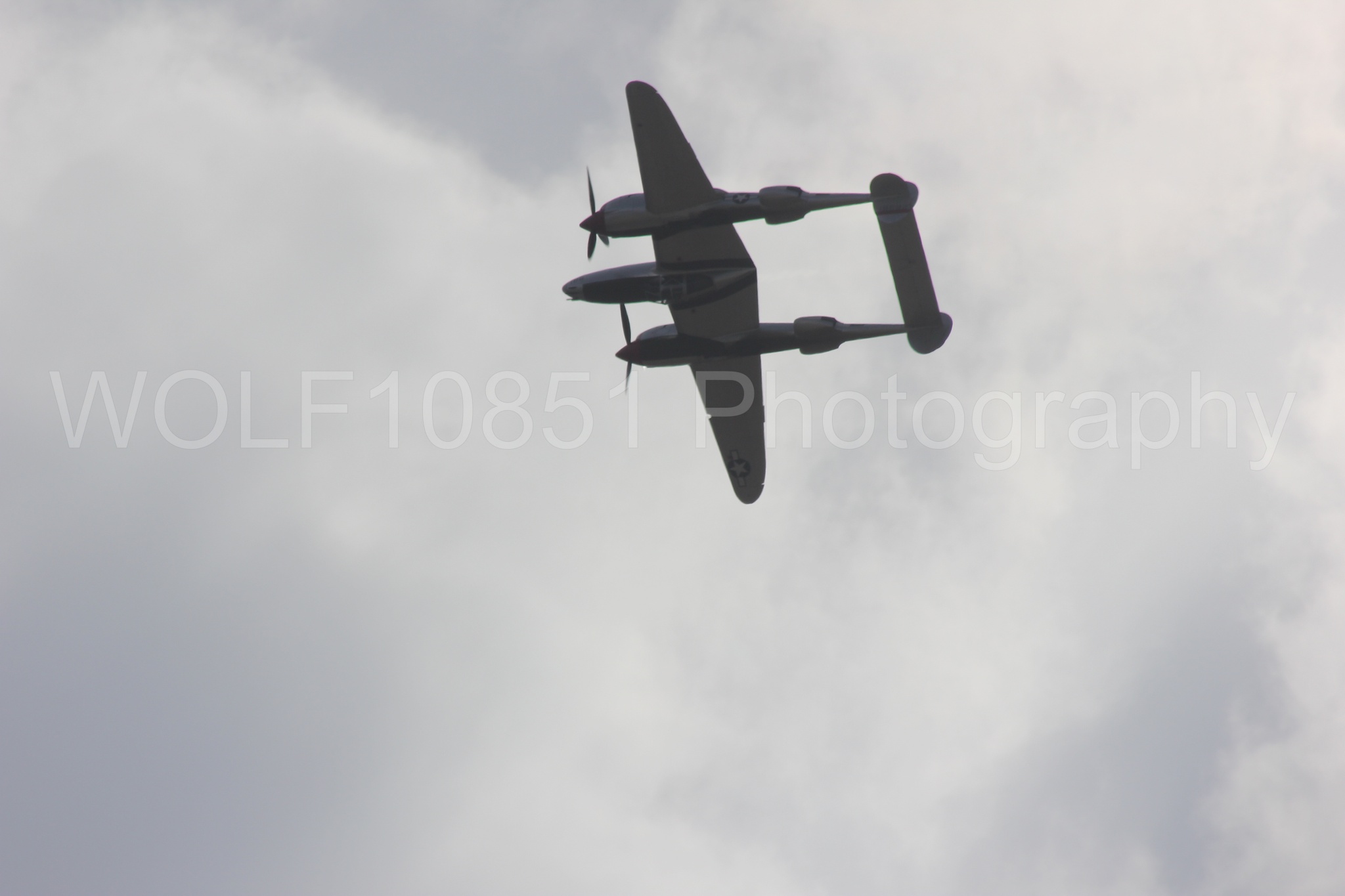 Aviation photography by WOLF10851 featuring P-38 Lightning, Honey Bunny, California Capital Airshow 2011.
