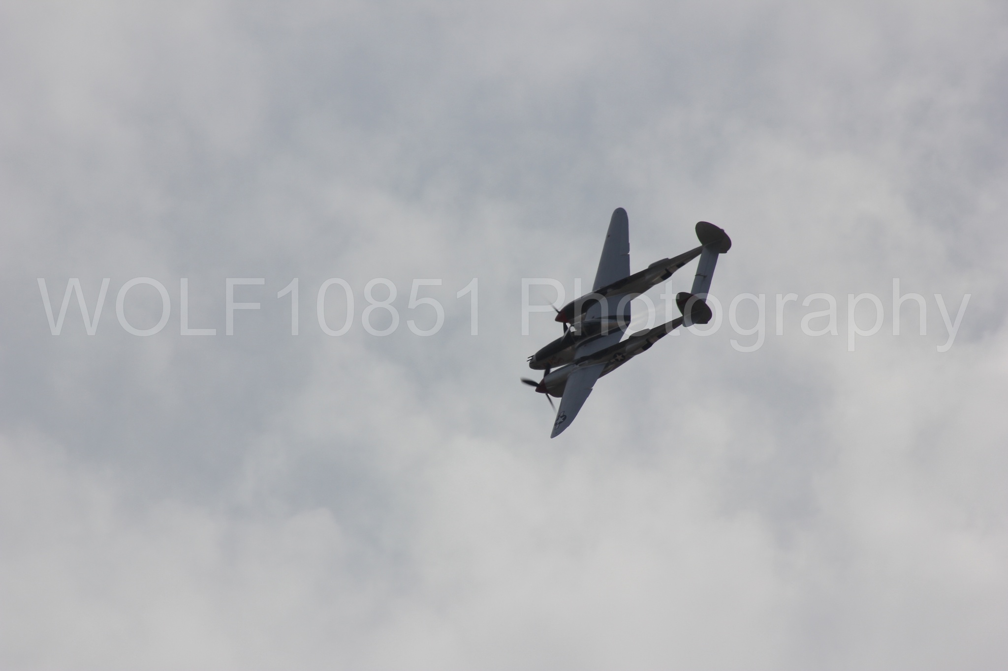 Aviation photography by WOLF10851 featuring P-38 Lightning, Honey Bunny, California Capital Airshow 2011.