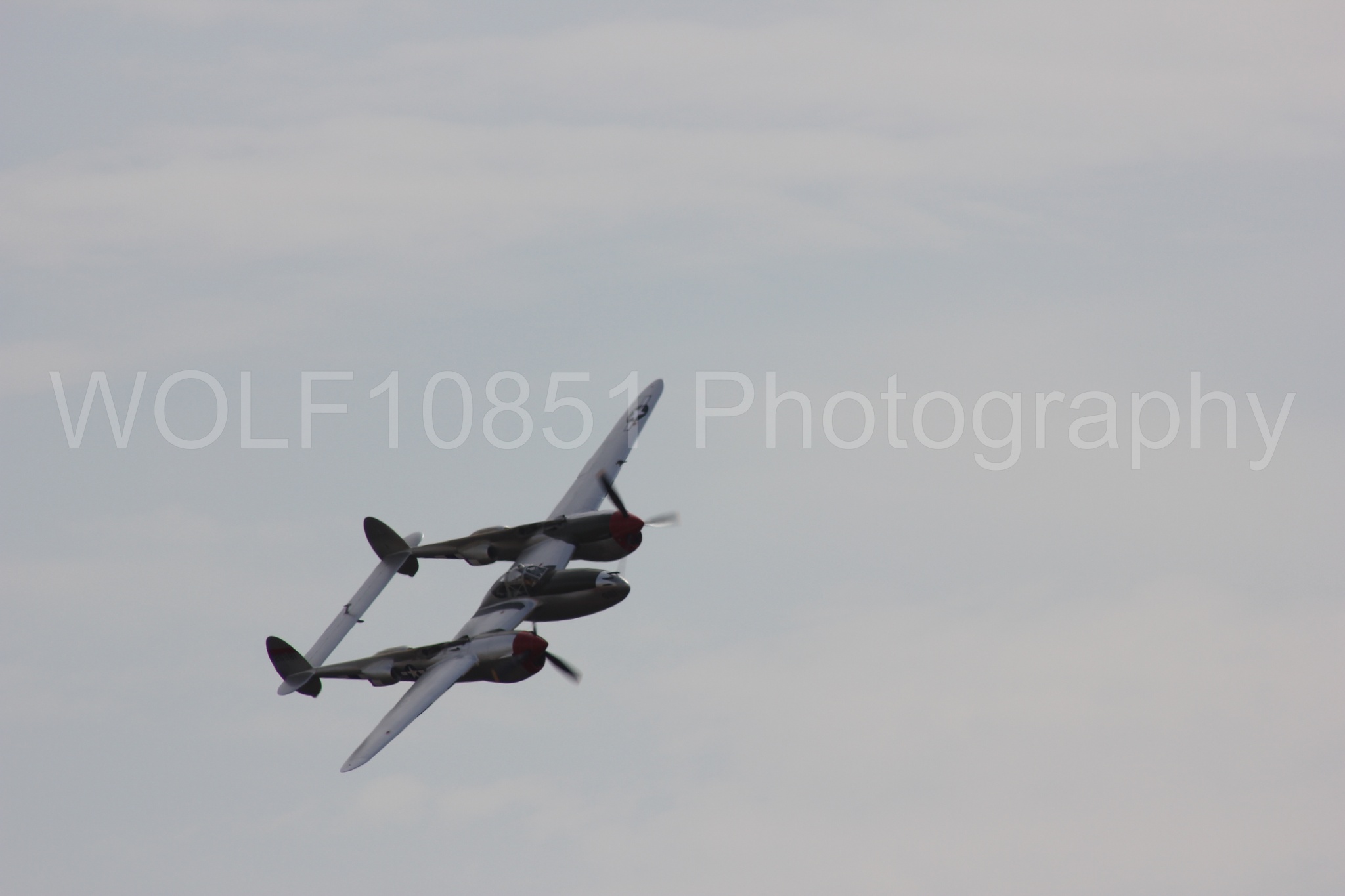 Aviation photography by WOLF10851 featuring P-38 Lightning, Honey Bunny, California Capital Airshow 2011.