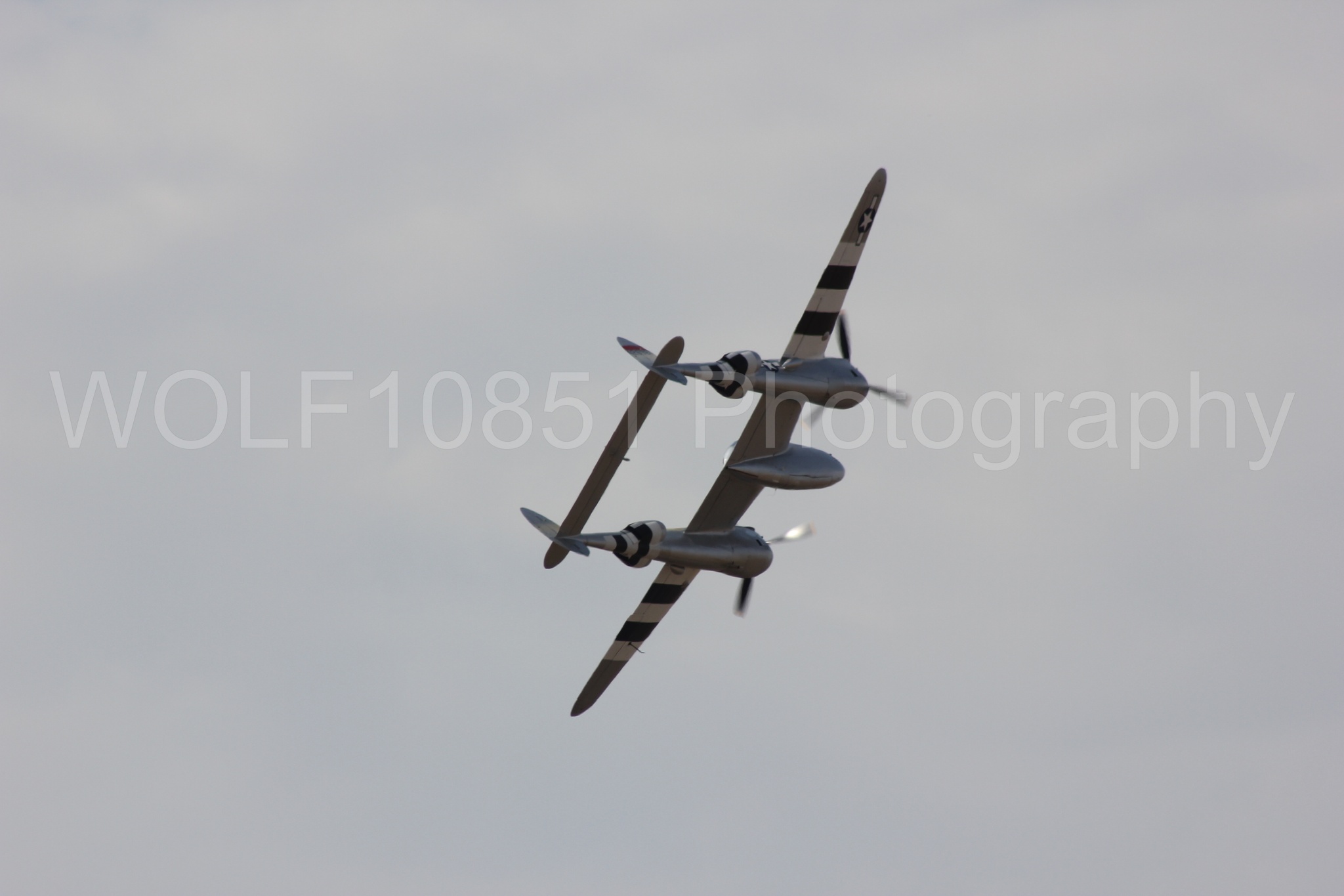 Aviation photography by WOLF10851 featuring P-38 Lightning, Honey Bunny, California Capital Airshow 2011.