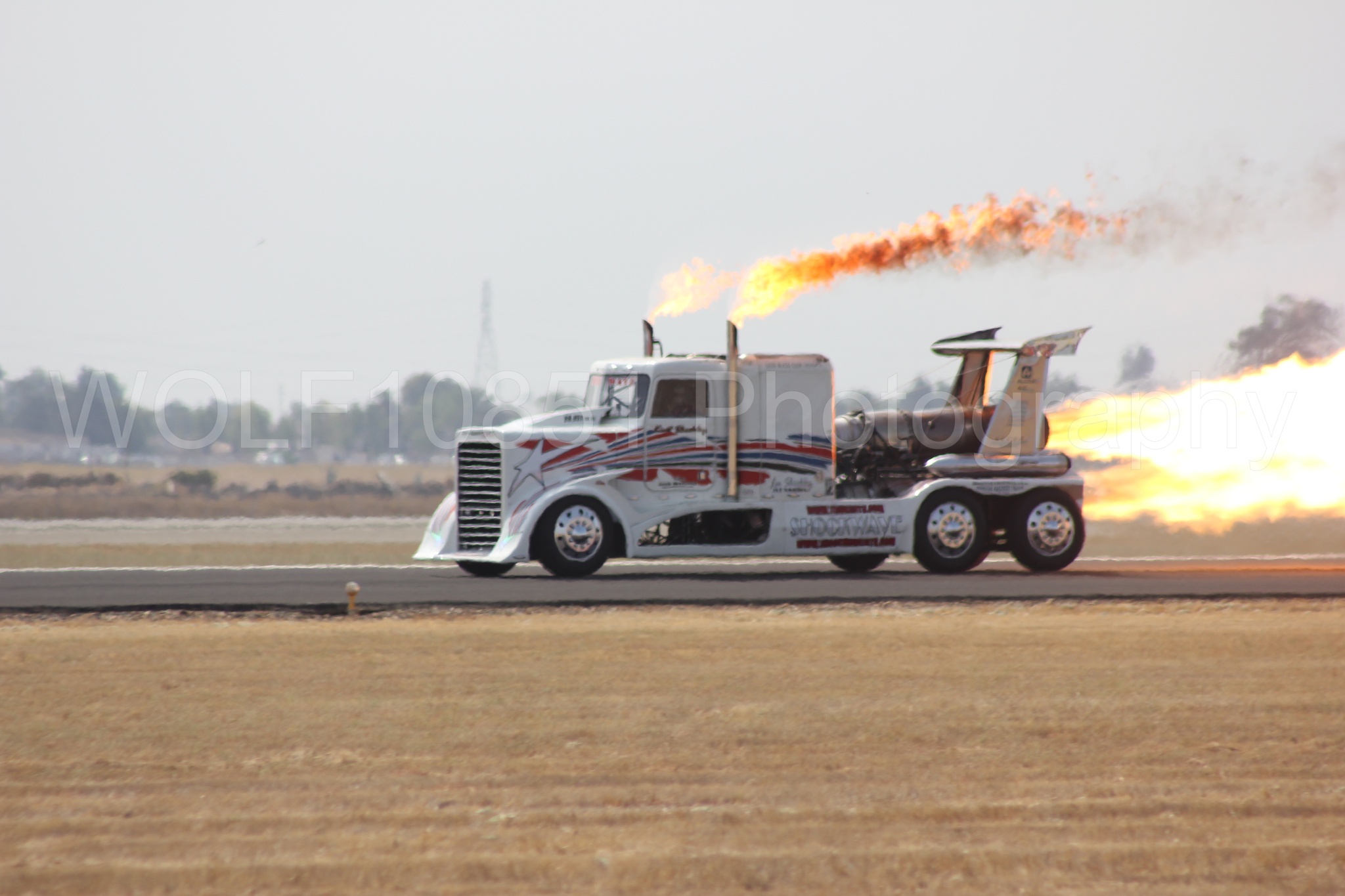 Aviation photography by WOLF10851 featuring California Capital Airshow 2011, ShockWave Jet Truck.