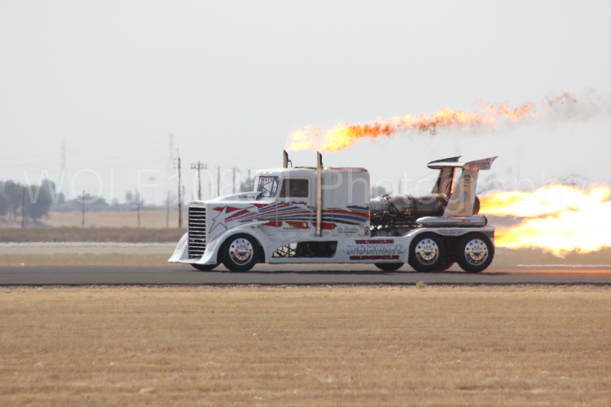Aviation photography by WOLF10851 featuring California Capital Airshow 2011, ShockWave Jet Truck.