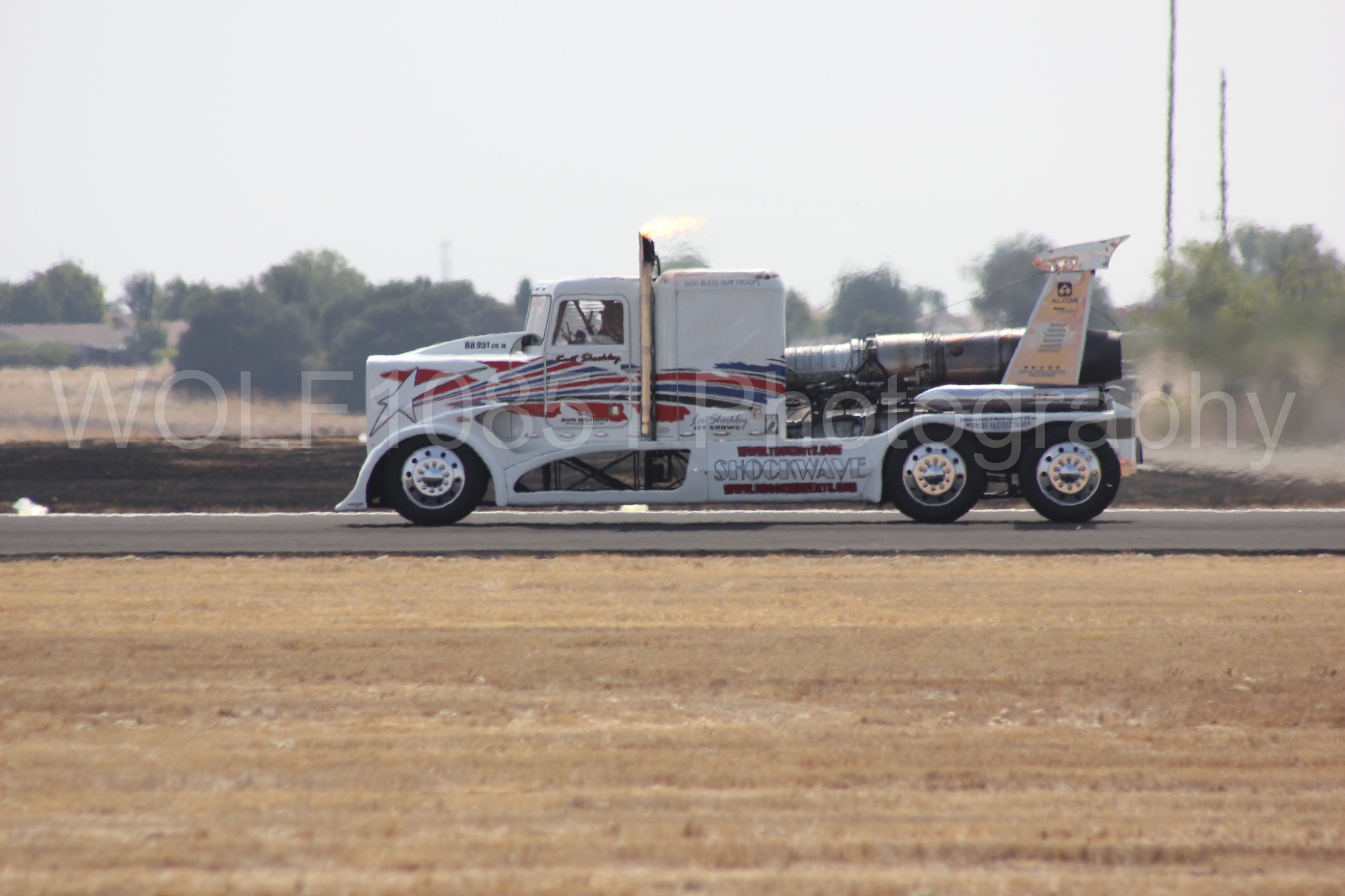Aviation photography by WOLF10851 featuring California Capital Airshow 2011, ShockWave Jet Truck.