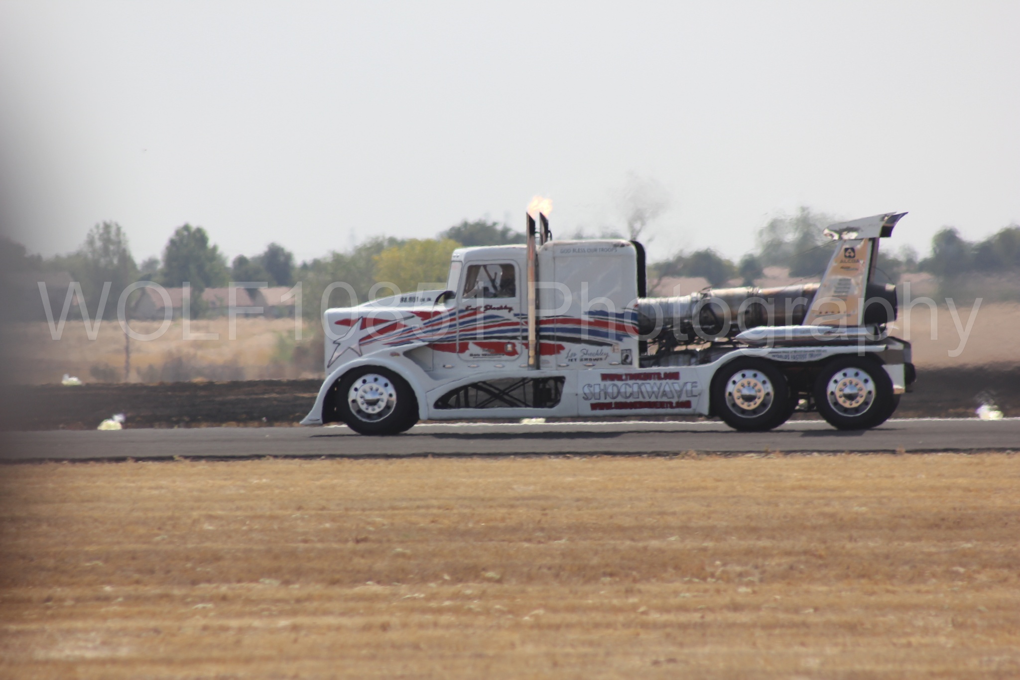 Aviation photography by WOLF10851 featuring California Capital Airshow 2011, ShockWave Jet Truck.