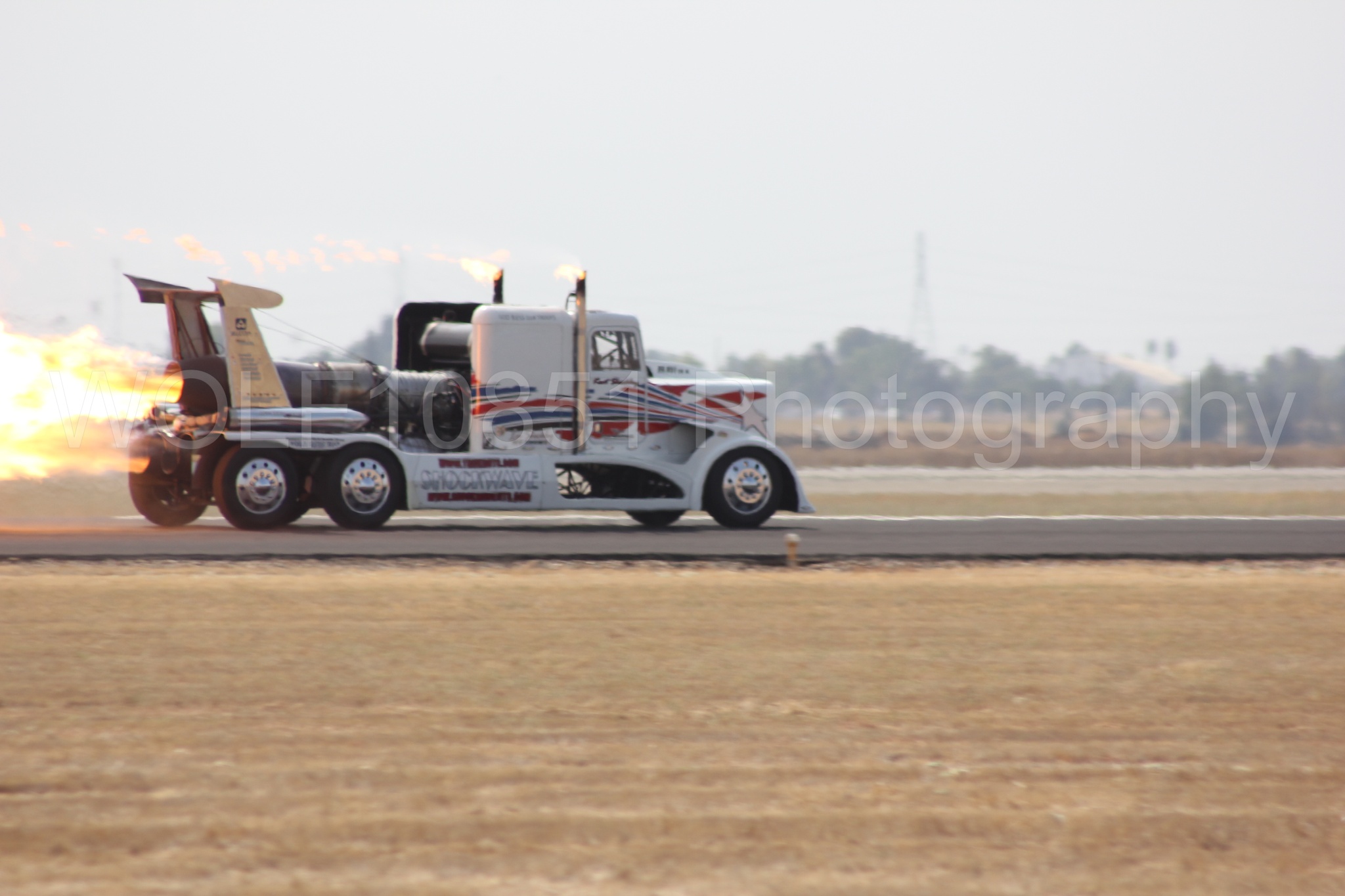 Aviation photography by WOLF10851 featuring California Capital Airshow 2011, ShockWave Jet Truck.