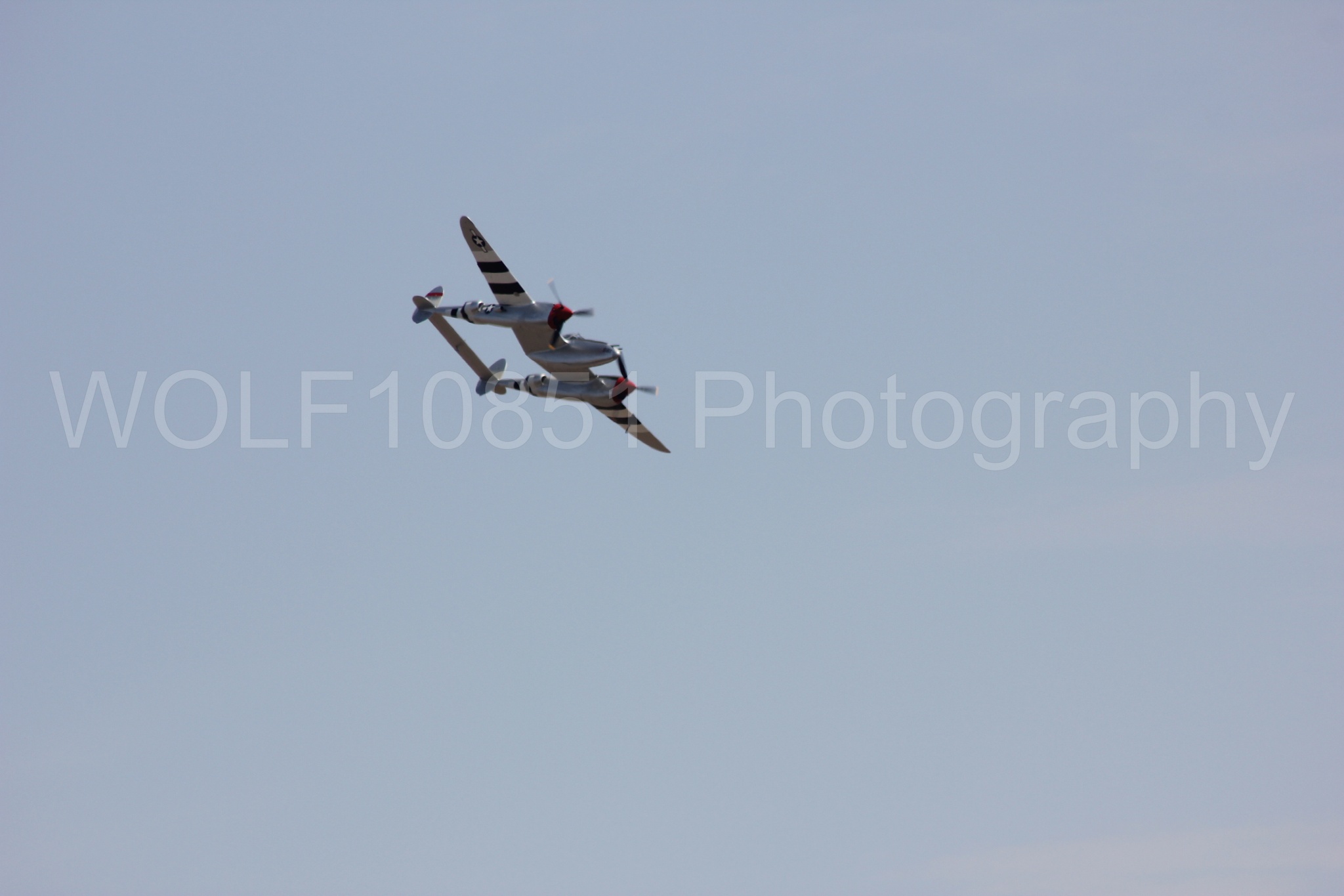 Aviation photography by WOLF10851 featuring P-38 Lightning, Honey Bunny, California Capital Airshow 2011.