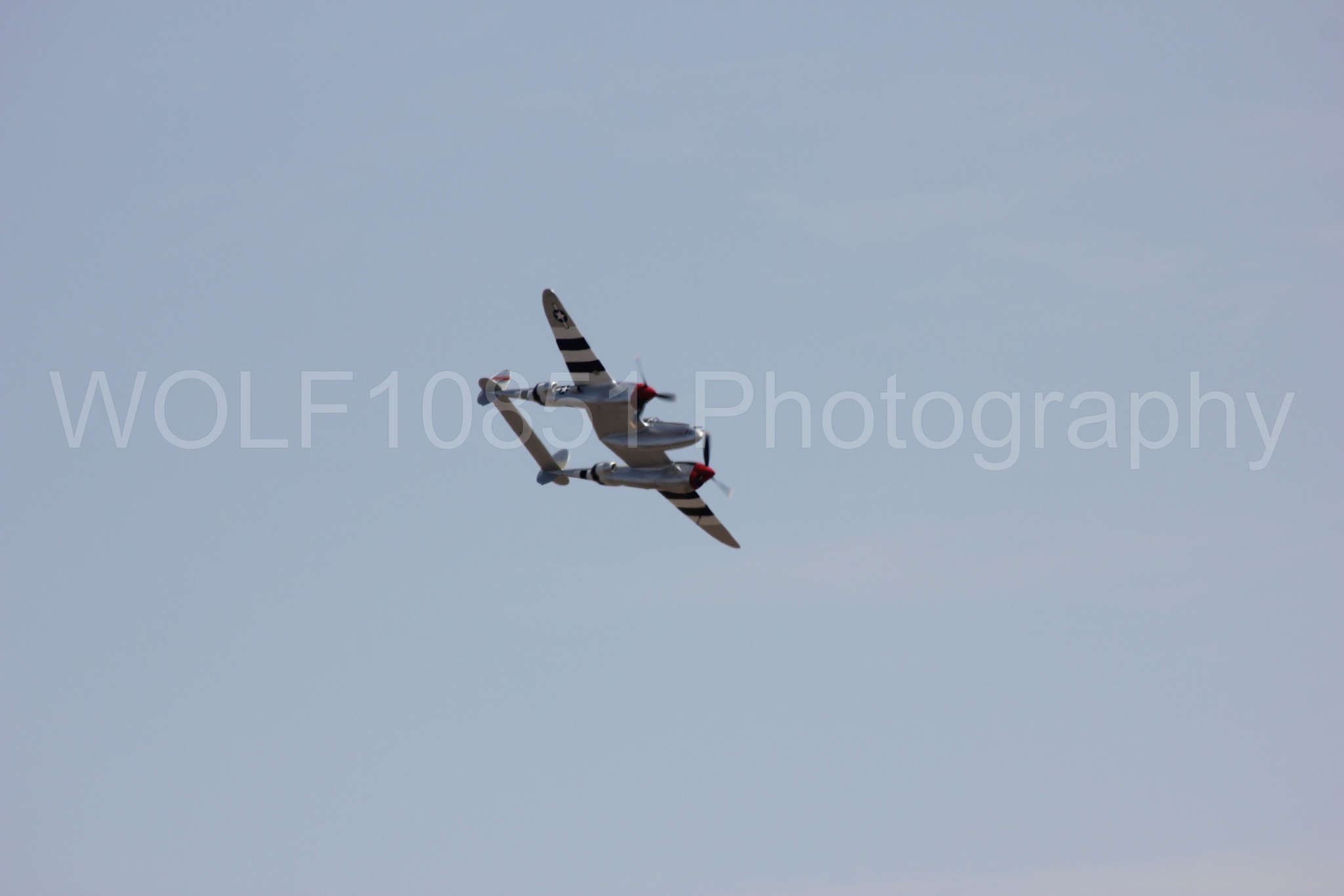 Aviation photography by WOLF10851 featuring P-38 Lightning, Honey Bunny, California Capital Airshow 2011.