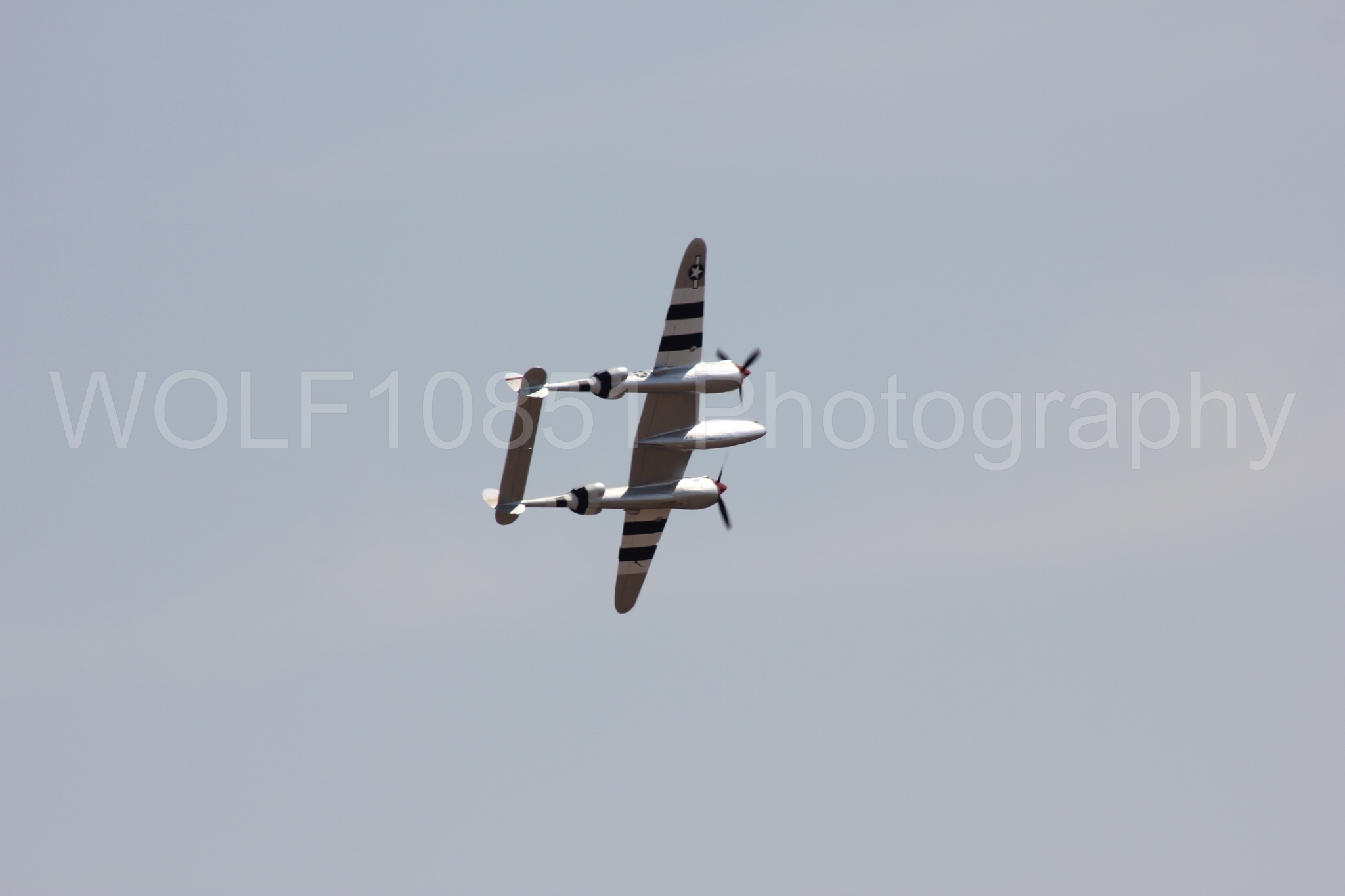 Aviation photography by WOLF10851 featuring P-38 Lightning, Honey Bunny, California Capital Airshow 2011.