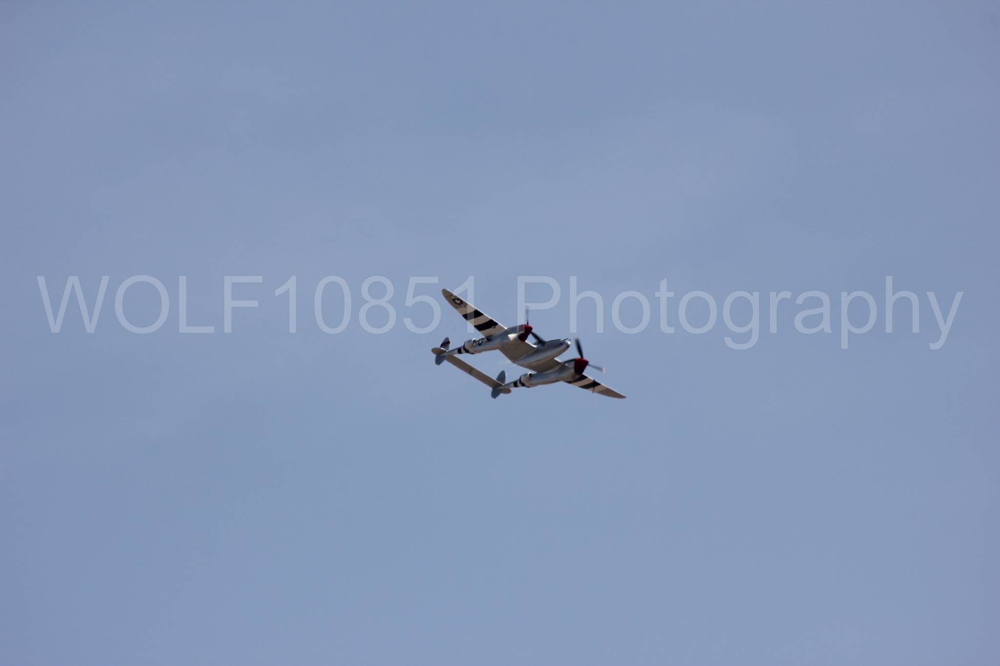 Aviation photography by WOLF10851 featuring P-38 Lightning, Honey Bunny, California Capital Airshow 2011.