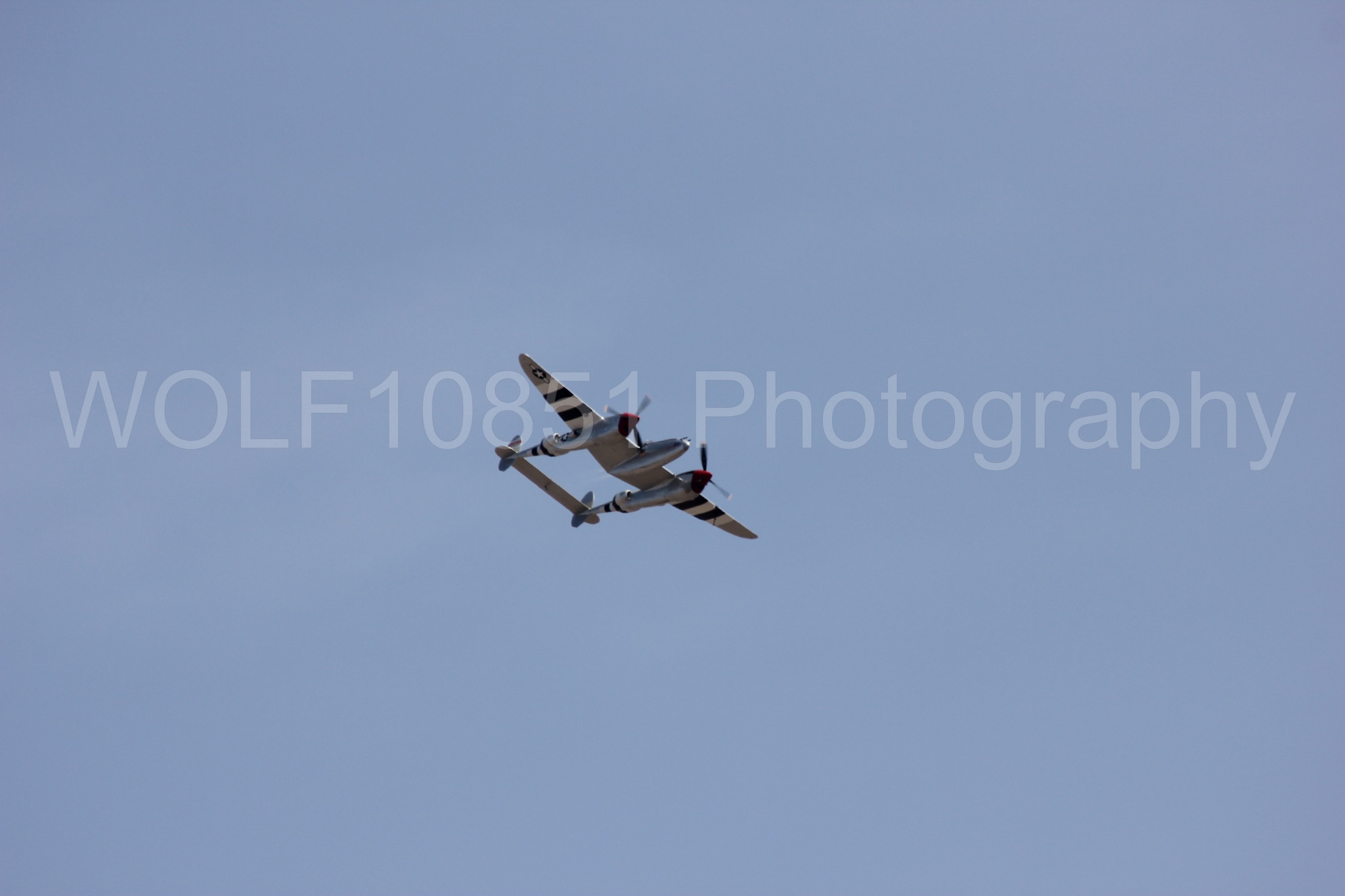 Aviation photography by WOLF10851 featuring P-38 Lightning, Honey Bunny, California Capital Airshow 2011.