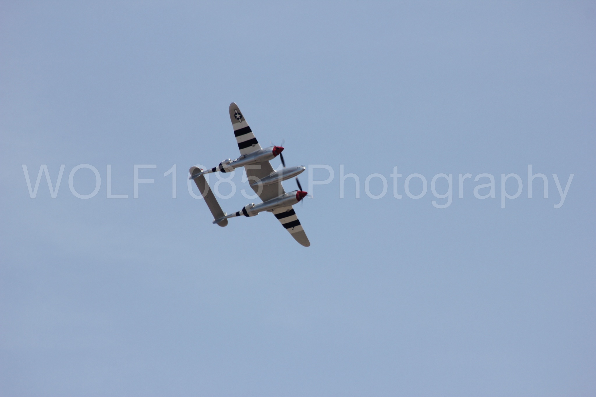 Aviation photography by WOLF10851 featuring P-38 Lightning, Honey Bunny, California Capital Airshow 2011.