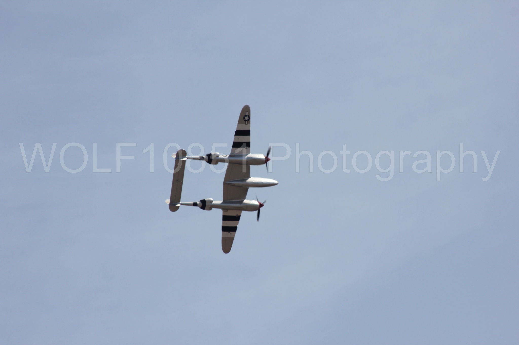 Aviation photography by WOLF10851 featuring P-38 Lightning, Honey Bunny, California Capital Airshow 2011.