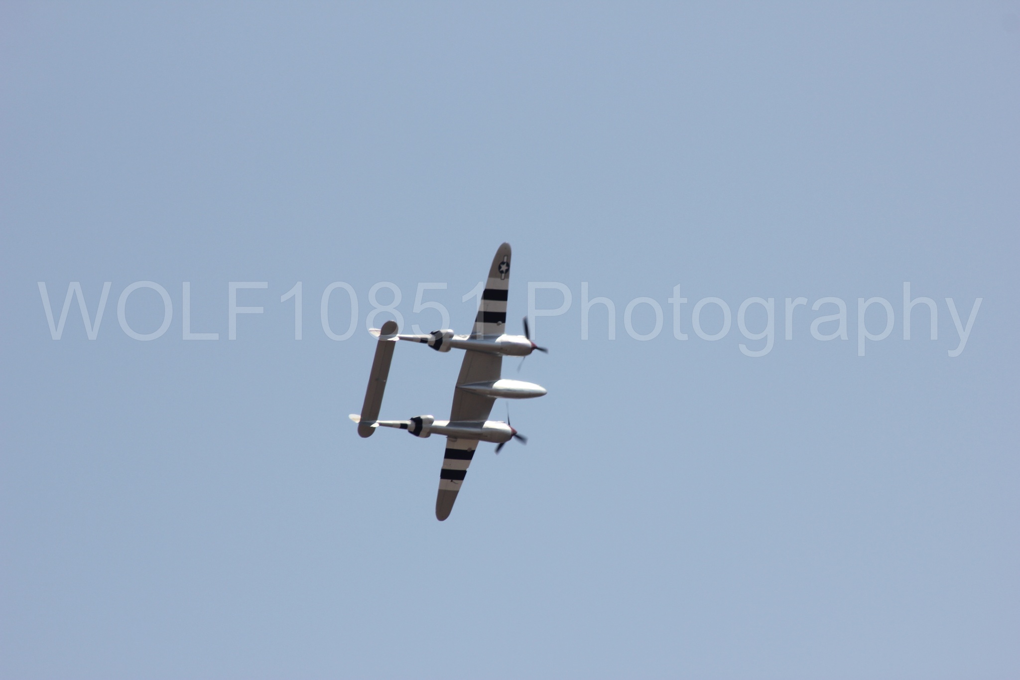 Aviation photography by WOLF10851 featuring P-38 Lightning, Honey Bunny, California Capital Airshow 2011.