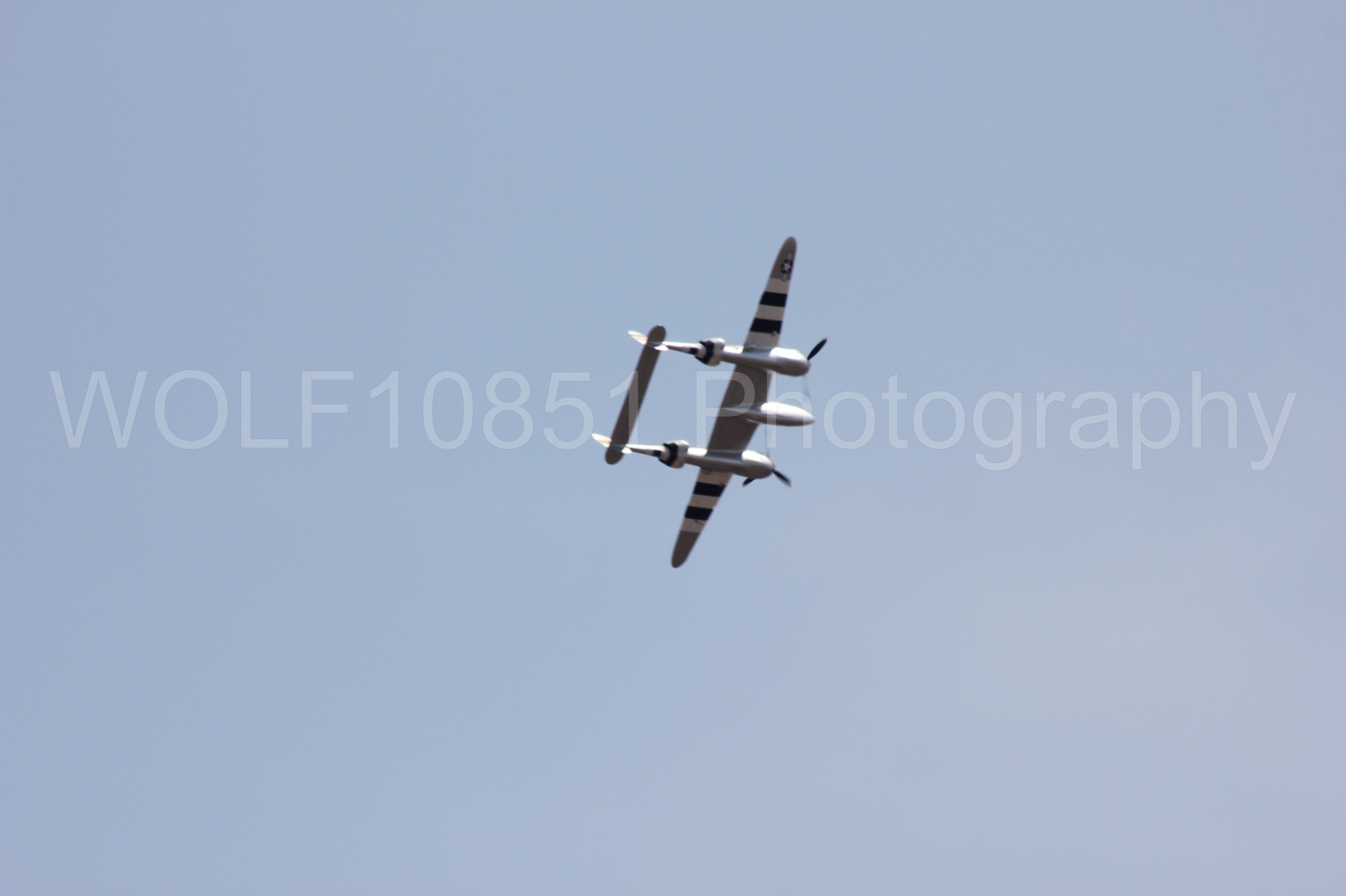 Aviation photography by WOLF10851 featuring P-38 Lightning, Honey Bunny, California Capital Airshow 2011.