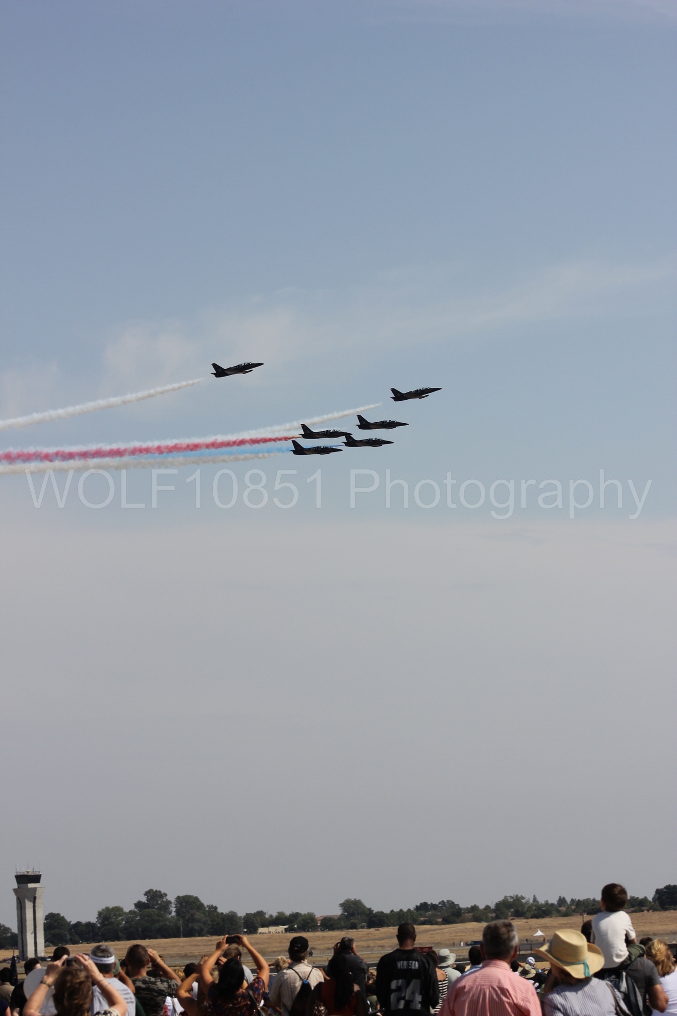 Aviation photography by WOLF10851 featuring L-39 Albatros, The Patriots Jet Demonstration Team, All Black Red lettering, California Capital Airshow 2011.