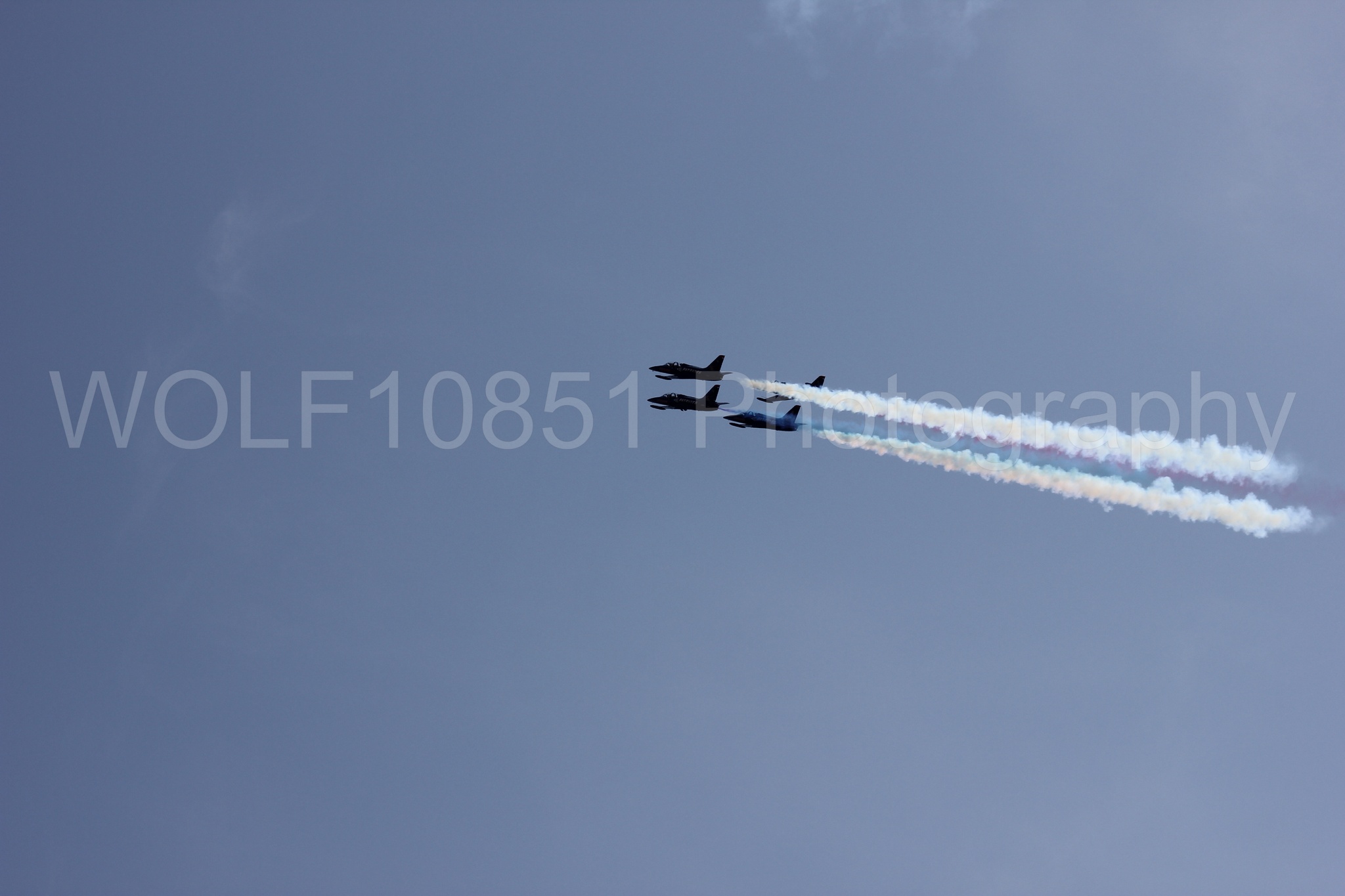 Aviation photography by WOLF10851 featuring L-39 Albatros, The Patriots Jet Demonstration Team, All Black Red lettering, California Capital Airshow 2011.
