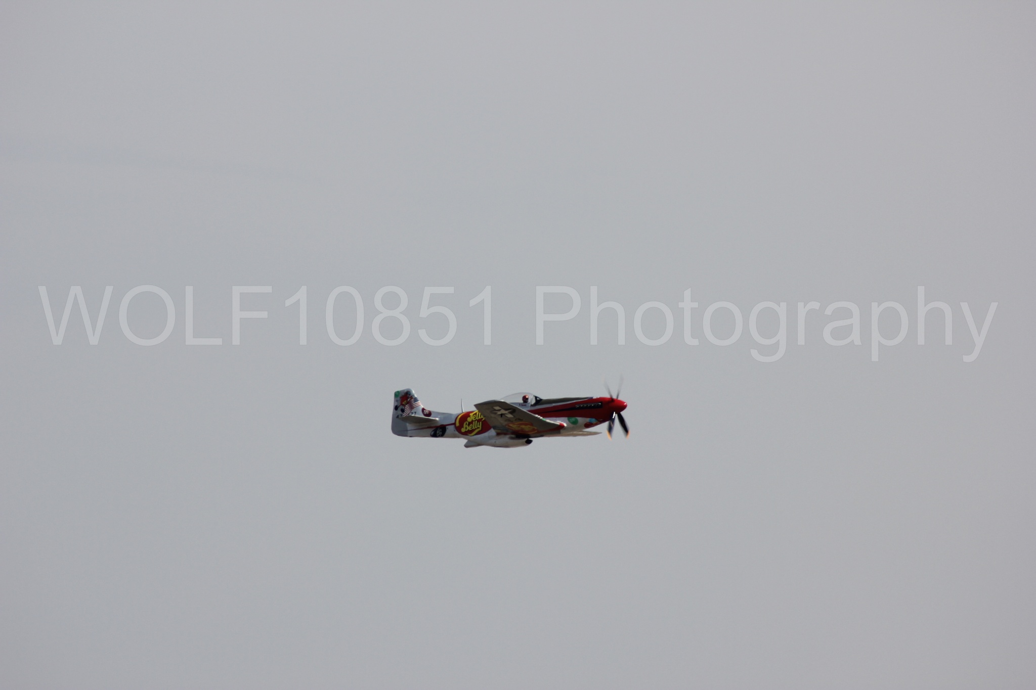 Aviation photography by WOLF10851 featuring P-51 Mustang, Jelly Belly, California Capital Airshow 2011, Sparky.