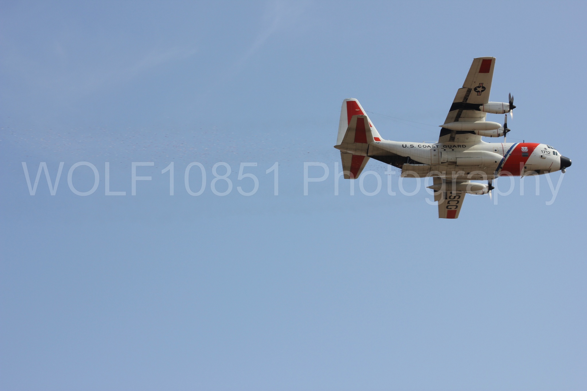 Aviation photography by WOLF10851 featuring C-130 Hercules, USCG, California Capital Airshow 2011.