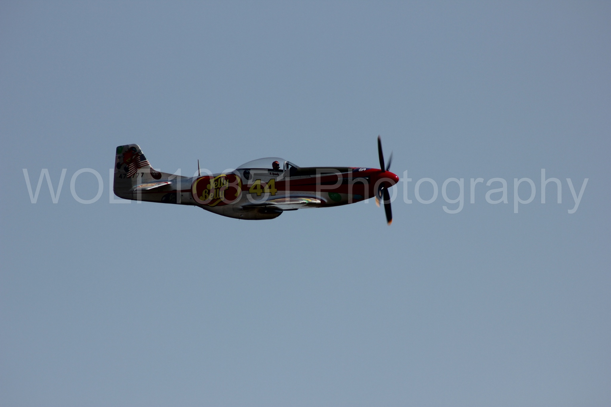 Aviation photography by WOLF10851 featuring P-51 Mustang, Jelly Belly, California Capital Airshow 2011, Sparky.
