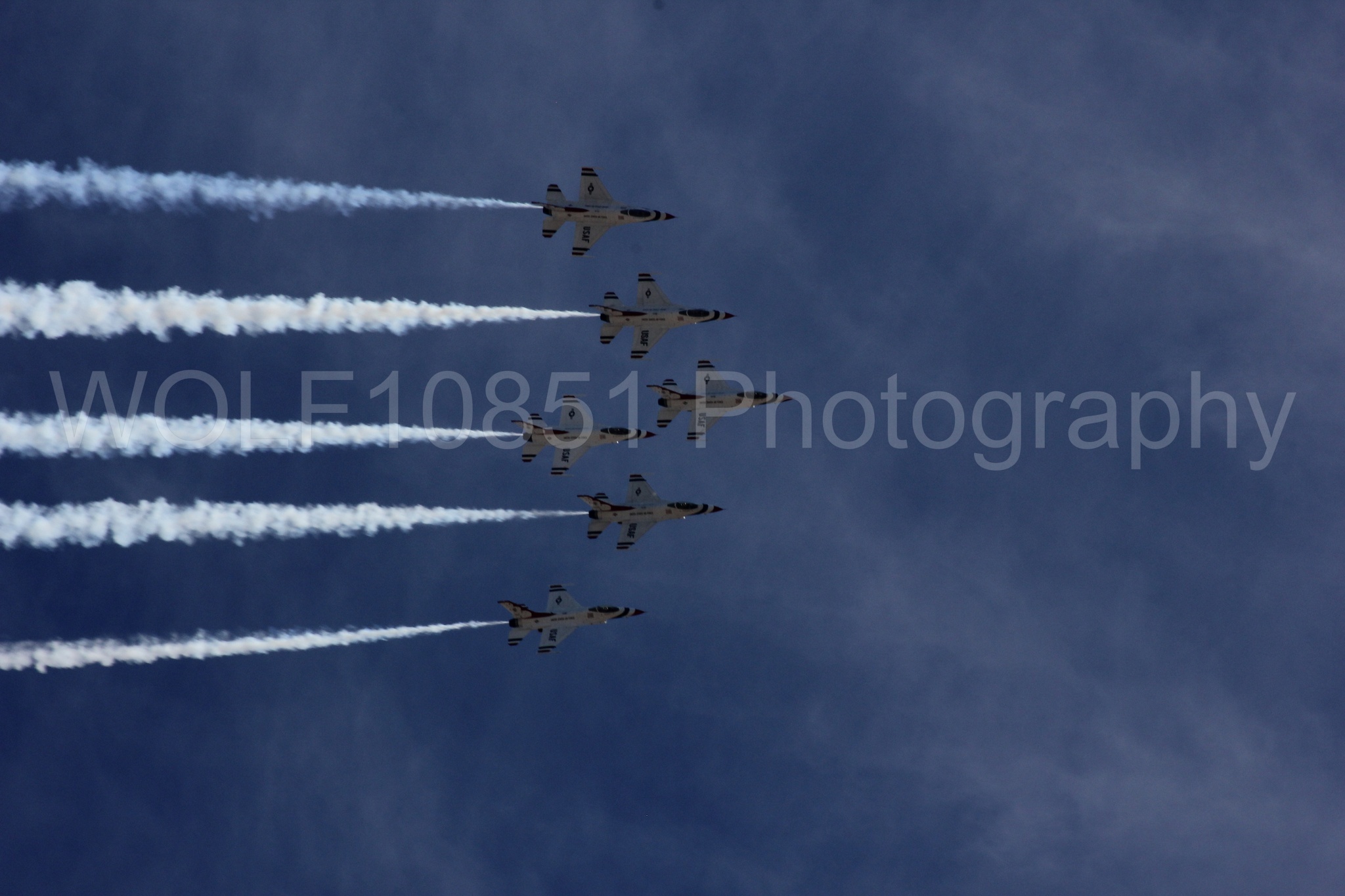 Aviation photography by WOLF10851 featuring F-16 Fighting Falcon, Thunderbirds, Red White and Blue, California Capital Airshow 2012.