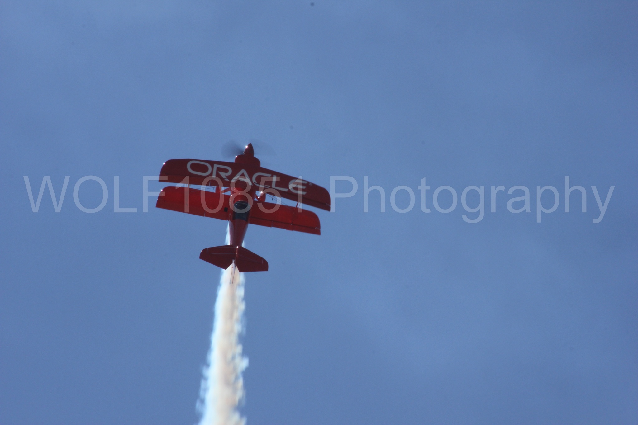 Aviation photography by WOLF10851 featuring California Capital Airshow 2012, Sean Tucker, Oracle, Team Oracle, Aviation Specialties Unlimited Challenger III.
