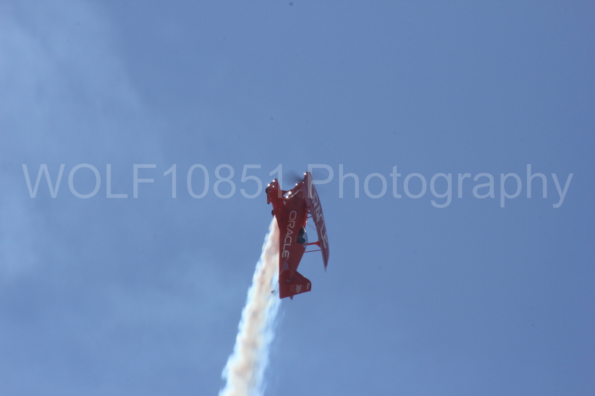 Aviation photography by WOLF10851 featuring California Capital Airshow 2012, Sean Tucker, Oracle, Team Oracle, Aviation Specialties Unlimited Challenger III.