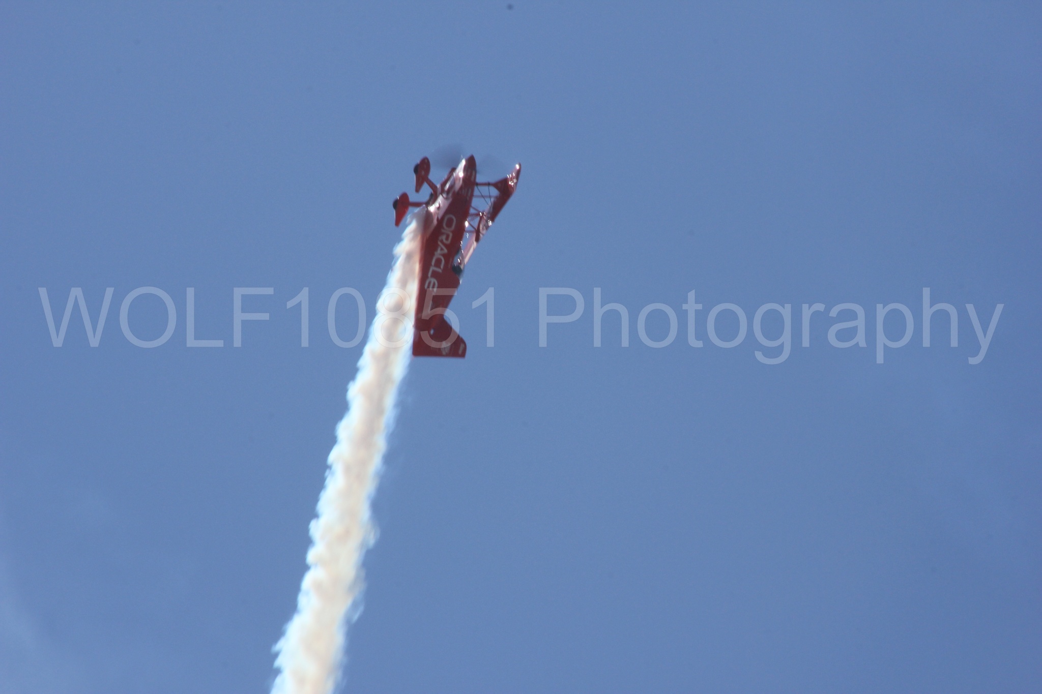 Aviation photography by WOLF10851 featuring California Capital Airshow 2012, Sean Tucker, Oracle, Team Oracle, Aviation Specialties Unlimited Challenger III.