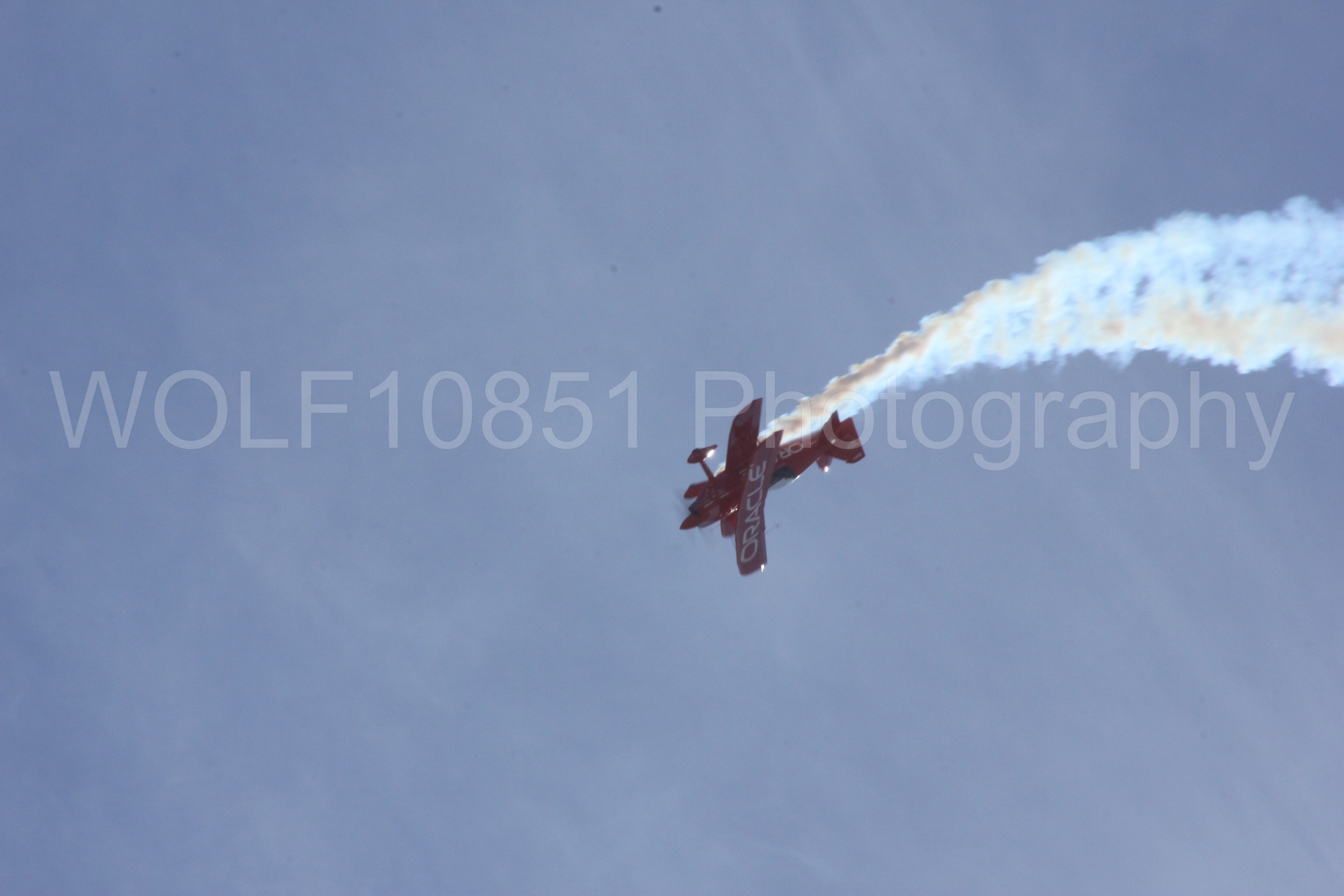 Aviation photography by WOLF10851 featuring California Capital Airshow 2012, Sean Tucker, Oracle, Team Oracle, Aviation Specialties Unlimited Challenger III.