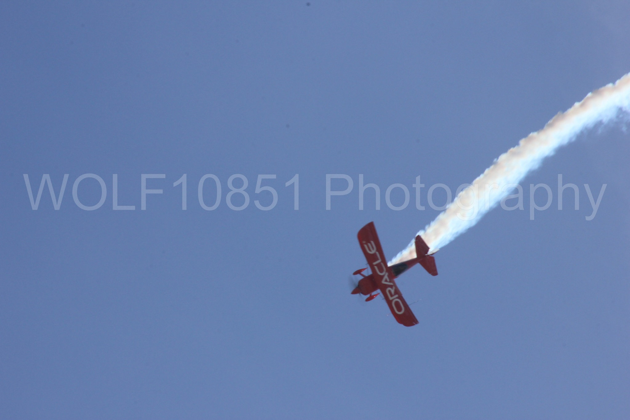 Aviation photography by WOLF10851 featuring California Capital Airshow 2012, Sean Tucker, Oracle, Team Oracle, Aviation Specialties Unlimited Challenger III.
