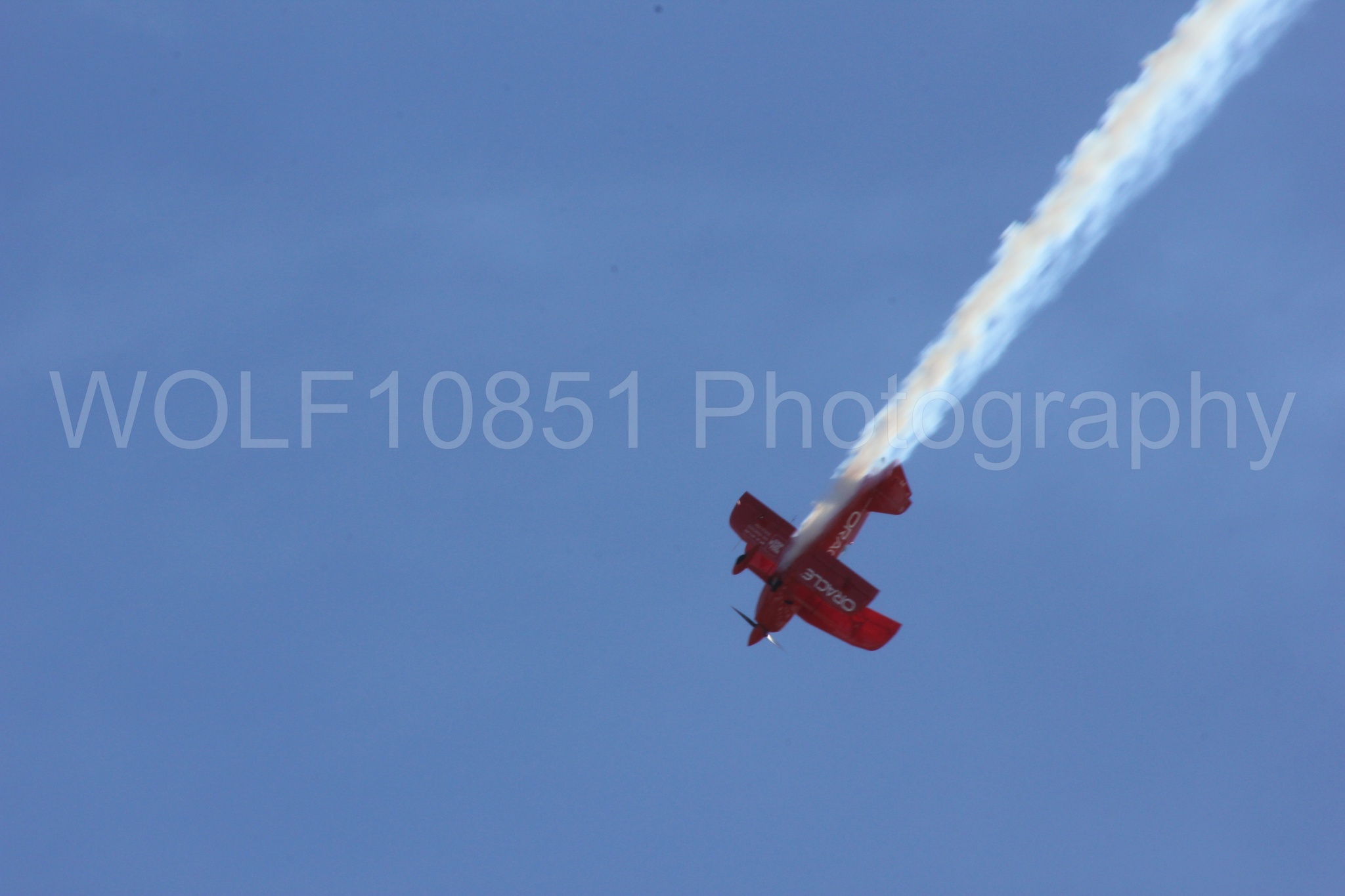 Aviation photography by WOLF10851 featuring California Capital Airshow 2012, Sean Tucker, Oracle, Team Oracle, Aviation Specialties Unlimited Challenger III.