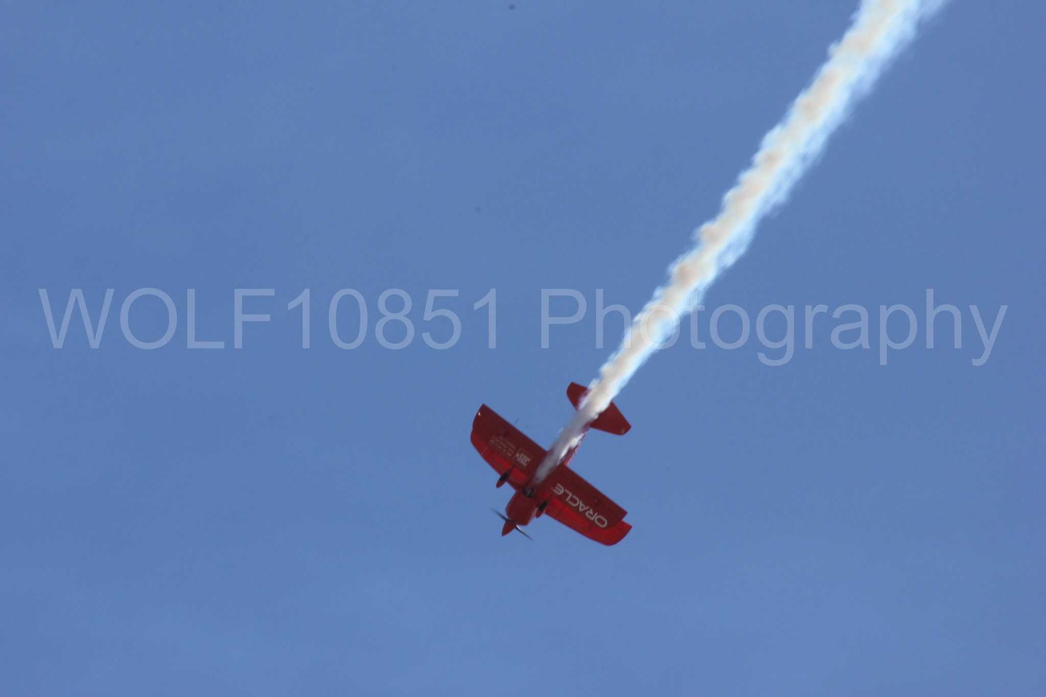 Aviation photography by WOLF10851 featuring California Capital Airshow 2012, Sean Tucker, Oracle, Team Oracle, Aviation Specialties Unlimited Challenger III.