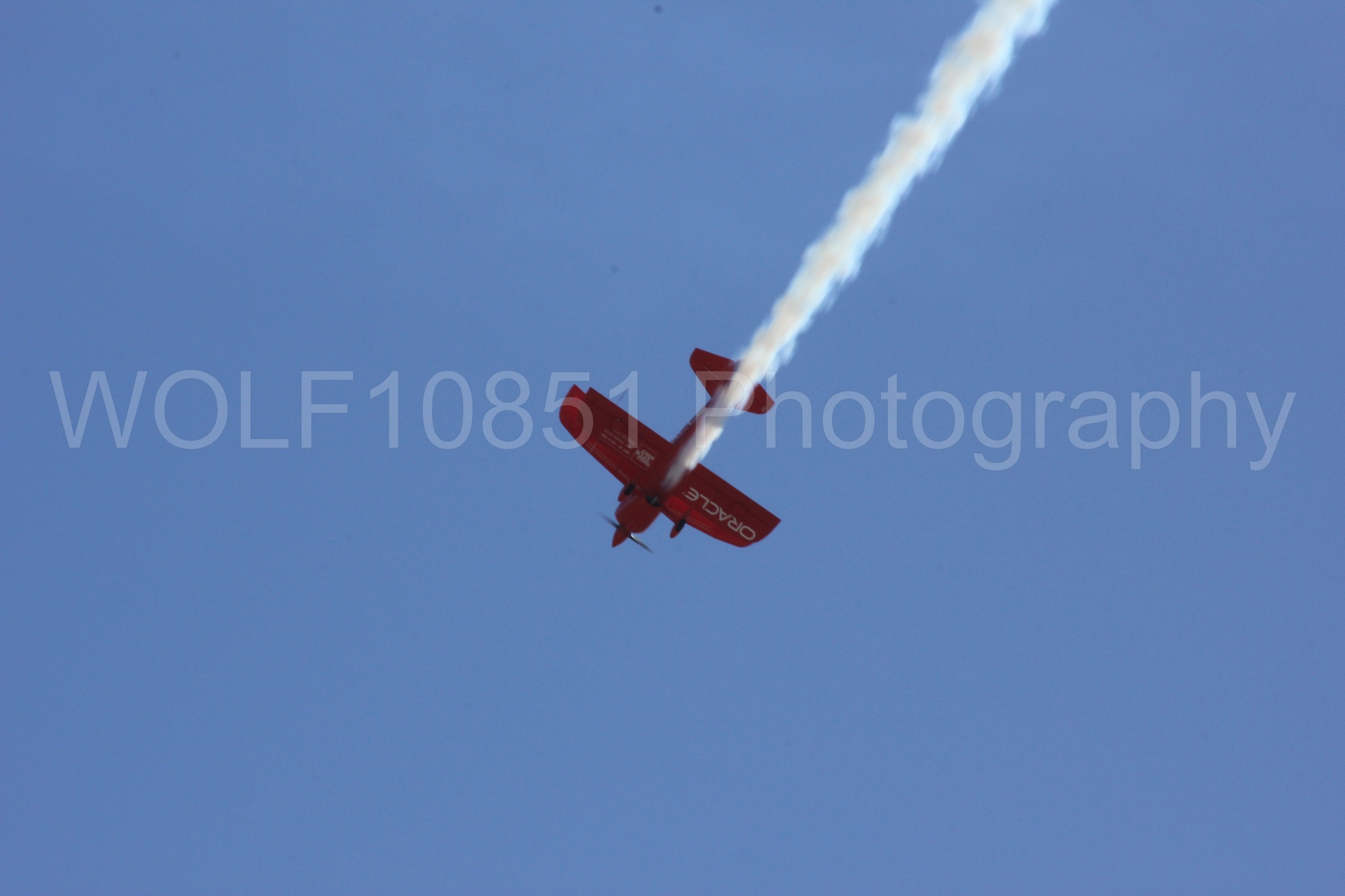 Aviation photography by WOLF10851 featuring California Capital Airshow 2012, Sean Tucker, Oracle, Team Oracle, Aviation Specialties Unlimited Challenger III.