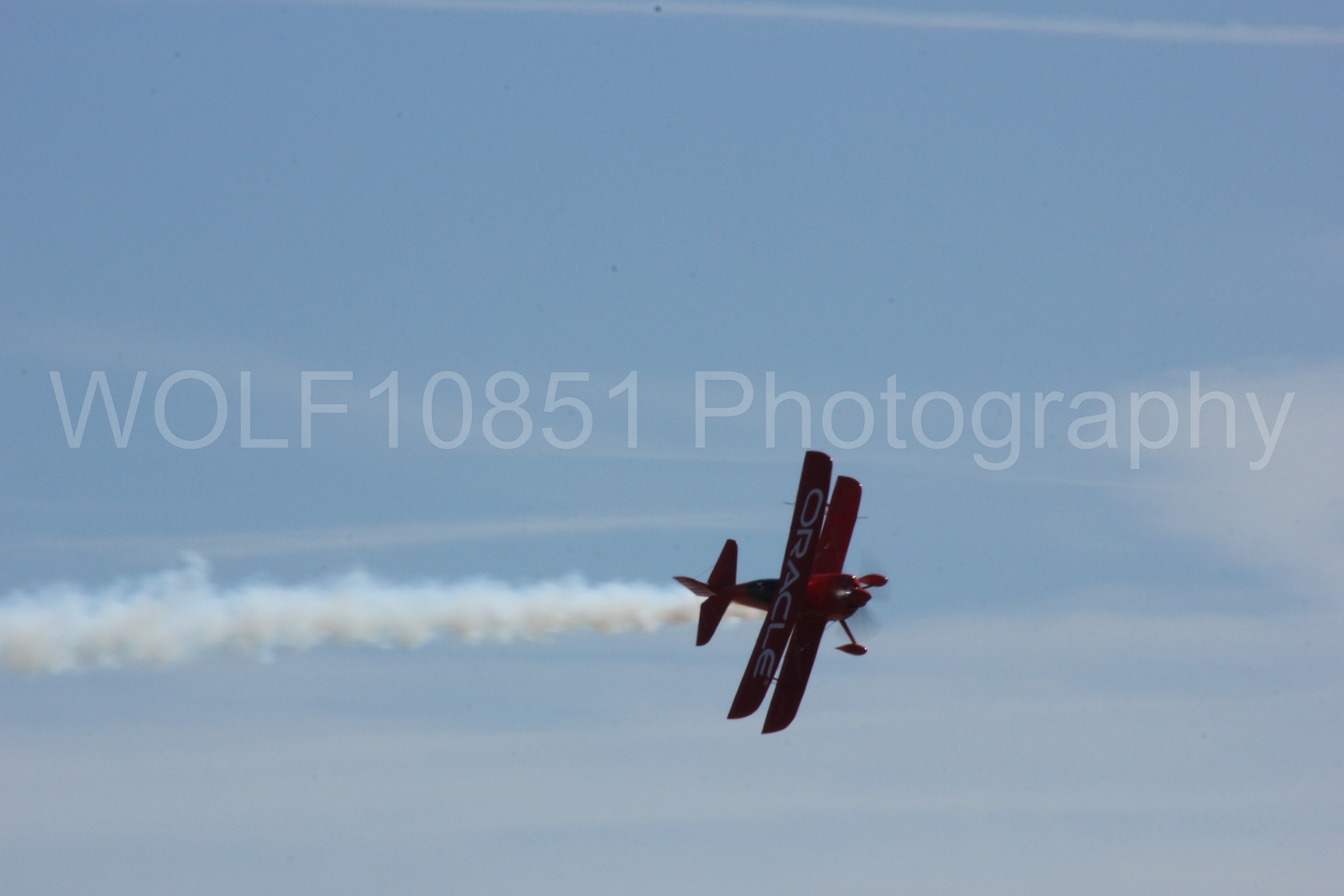 Aviation photography by WOLF10851 featuring California Capital Airshow 2012, Sean Tucker, Oracle, Team Oracle, Aviation Specialties Unlimited Challenger III.