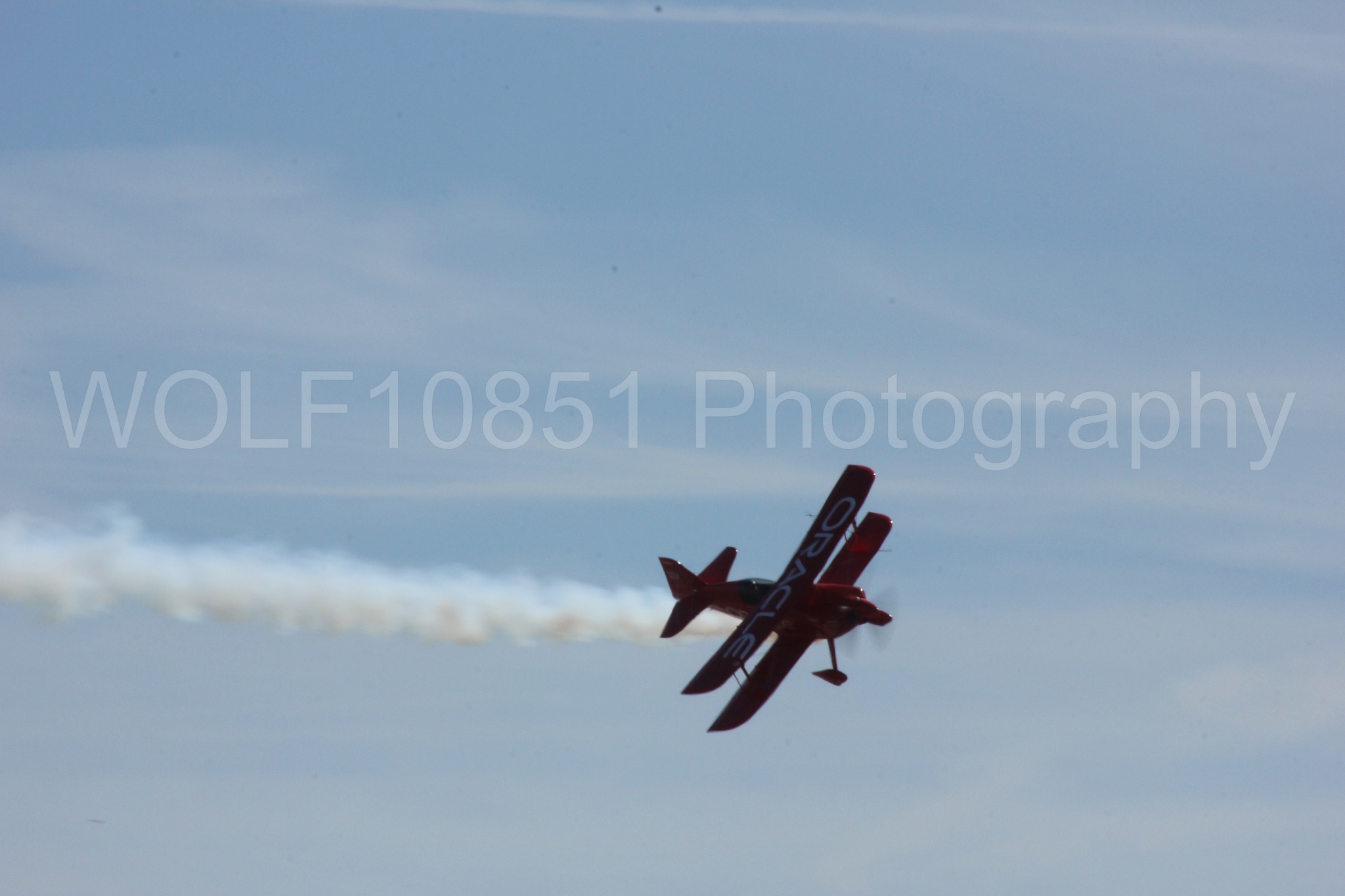 Aviation photography by WOLF10851 featuring California Capital Airshow 2012, Sean Tucker, Oracle, Team Oracle, Aviation Specialties Unlimited Challenger III.