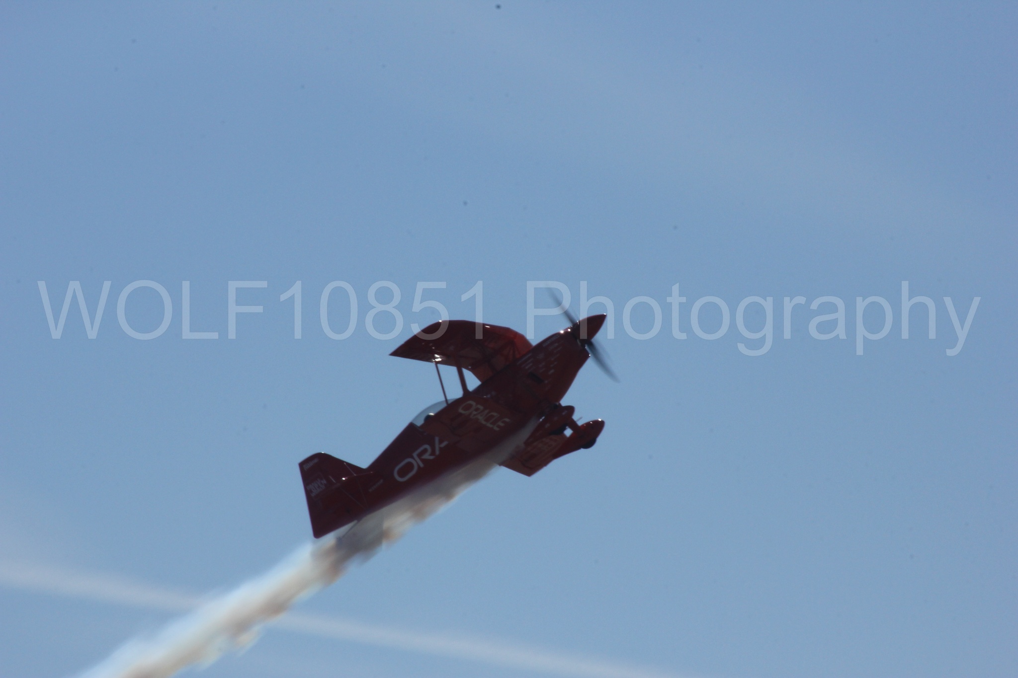 Aviation photography by WOLF10851 featuring California Capital Airshow 2012, Sean Tucker, Oracle, Team Oracle, Aviation Specialties Unlimited Challenger III.