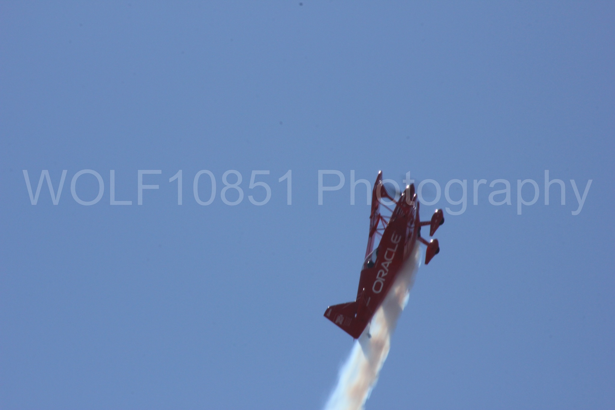 Aviation photography by WOLF10851 featuring California Capital Airshow 2012, Sean Tucker, Oracle, Team Oracle, Aviation Specialties Unlimited Challenger III.