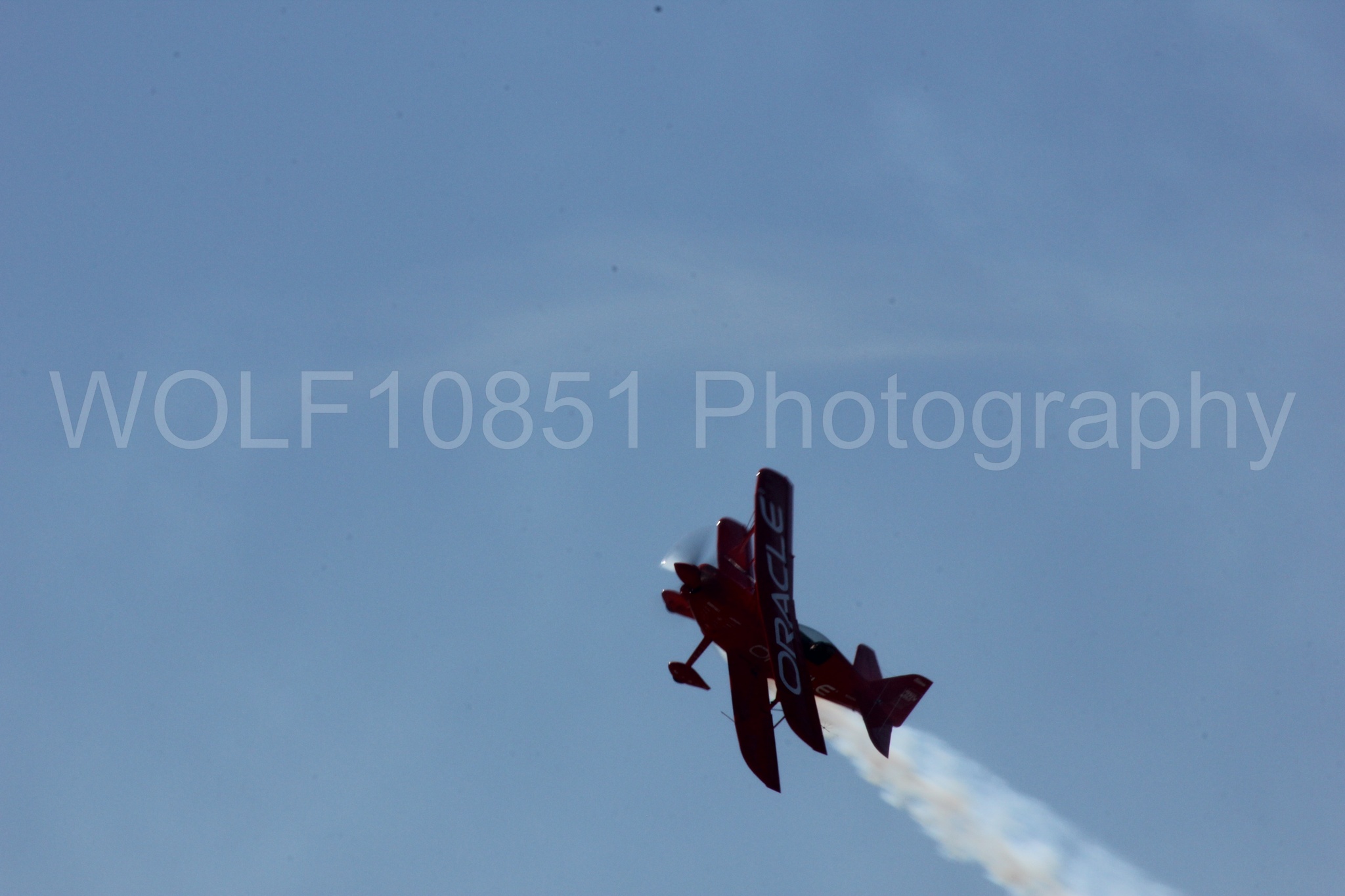 Aviation photography by WOLF10851 featuring California Capital Airshow 2012, Sean Tucker, Oracle, Team Oracle, Aviation Specialties Unlimited Challenger III.