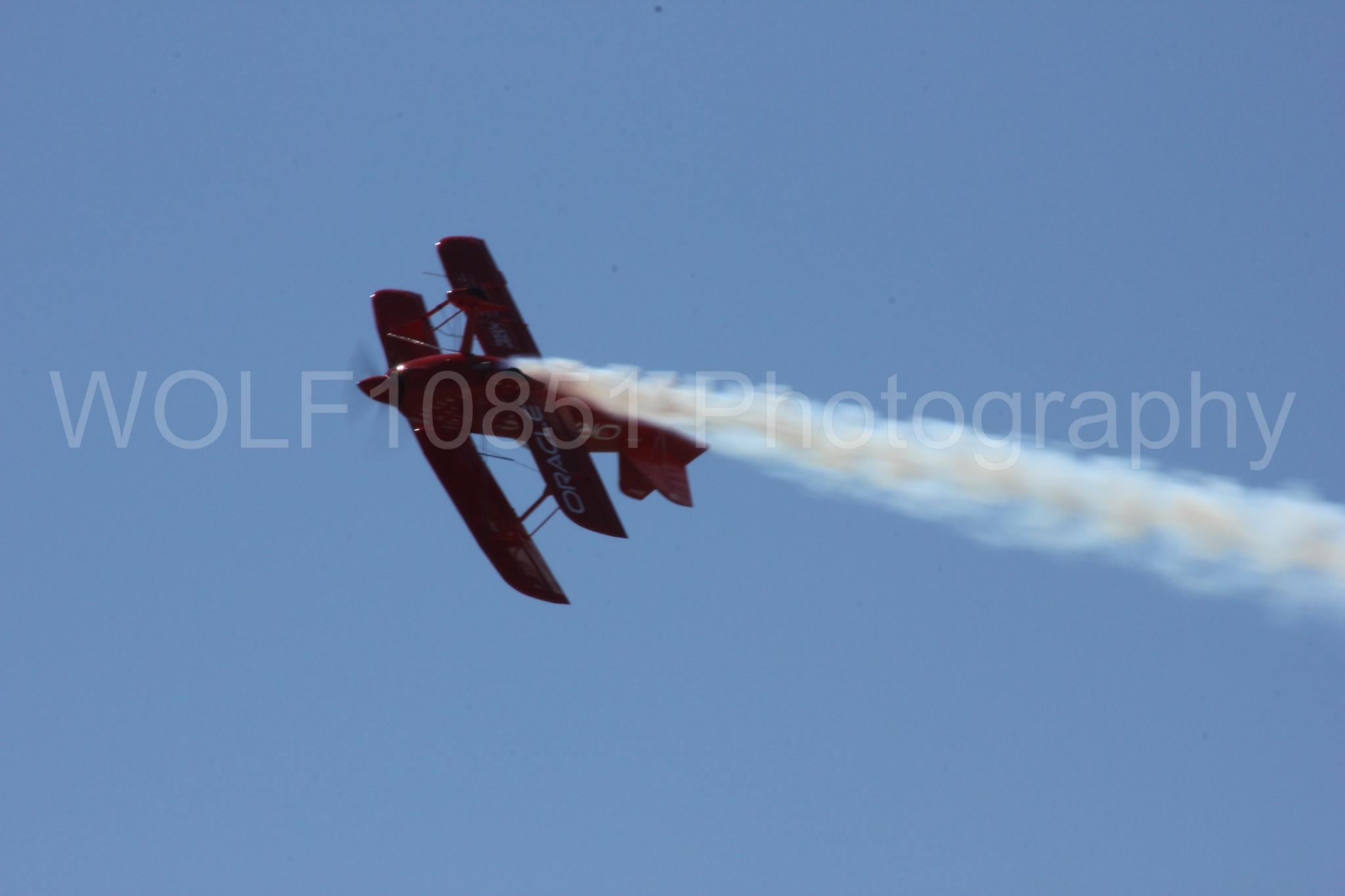 Aviation photography by WOLF10851 featuring California Capital Airshow 2012, Sean Tucker, Oracle, Team Oracle, Aviation Specialties Unlimited Challenger III.