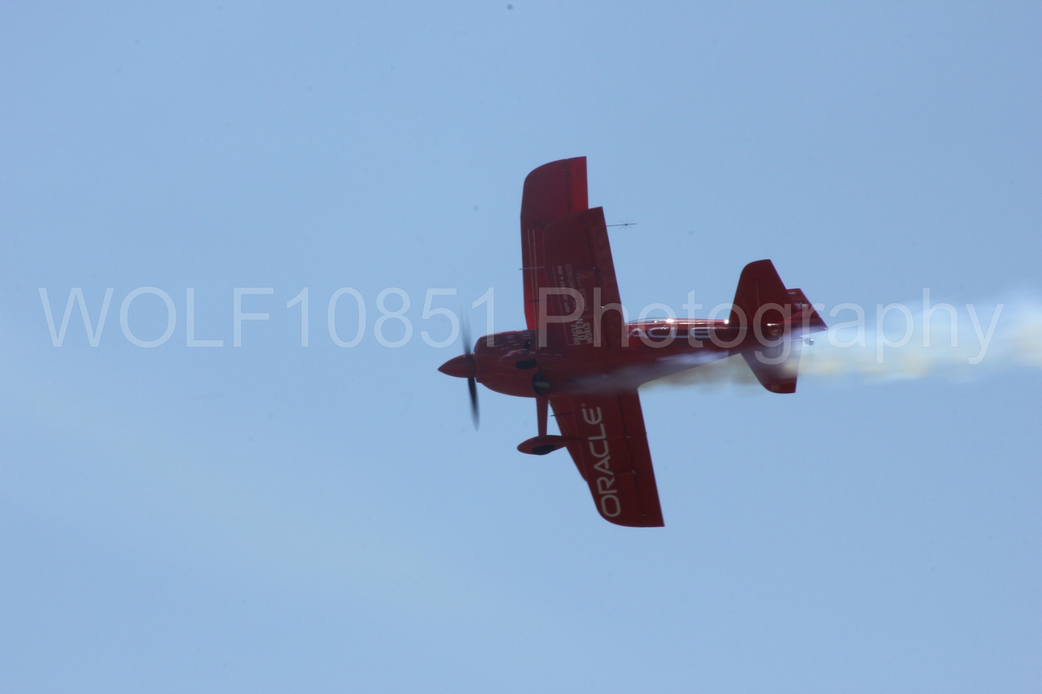 Aviation photography by WOLF10851 featuring California Capital Airshow 2012, Sean Tucker, Oracle, Team Oracle, Aviation Specialties Unlimited Challenger III.