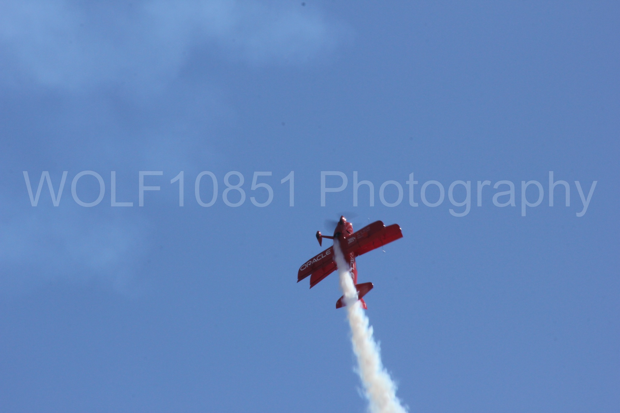 Aviation photography by WOLF10851 featuring California Capital Airshow 2012, Sean Tucker, Oracle, Team Oracle, Aviation Specialties Unlimited Challenger III.