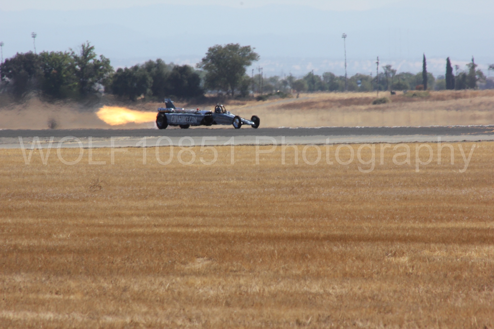 Aviation photography by WOLF10851 featuring Smoke N Thunder Jet Car, Smoke N Thunder, California Capital Airshow 2012.