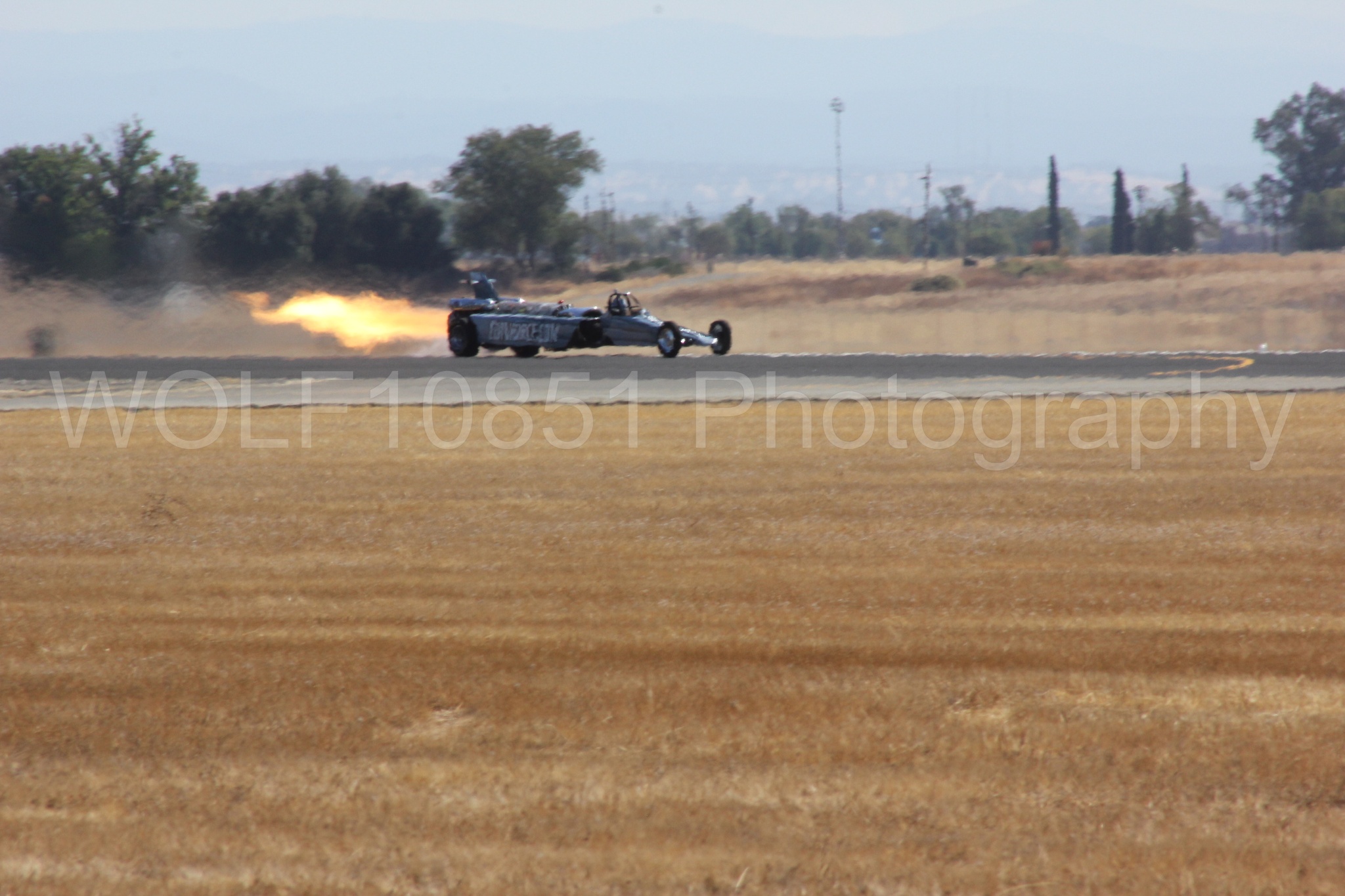Aviation photography by WOLF10851 featuring Smoke N Thunder Jet Car, Smoke N Thunder, California Capital Airshow 2012.
